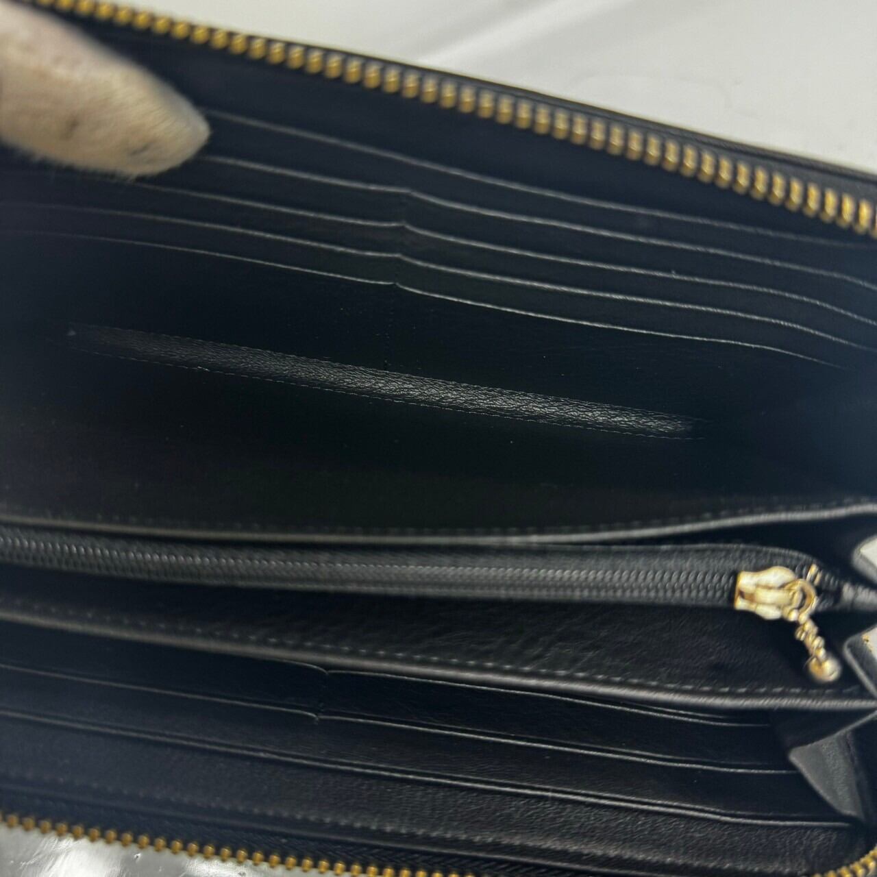 ヒステリックグラマー HYSTERIC GLAMOUR レザー 長財布 黒 ラウンドファスナー