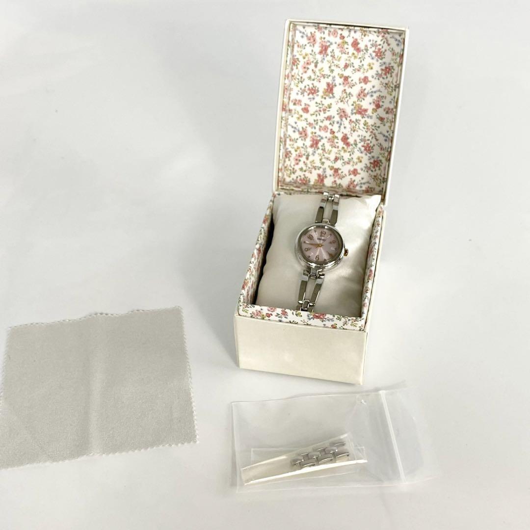 セイコー SEIKO ティセ 電波ソーラー ピンク