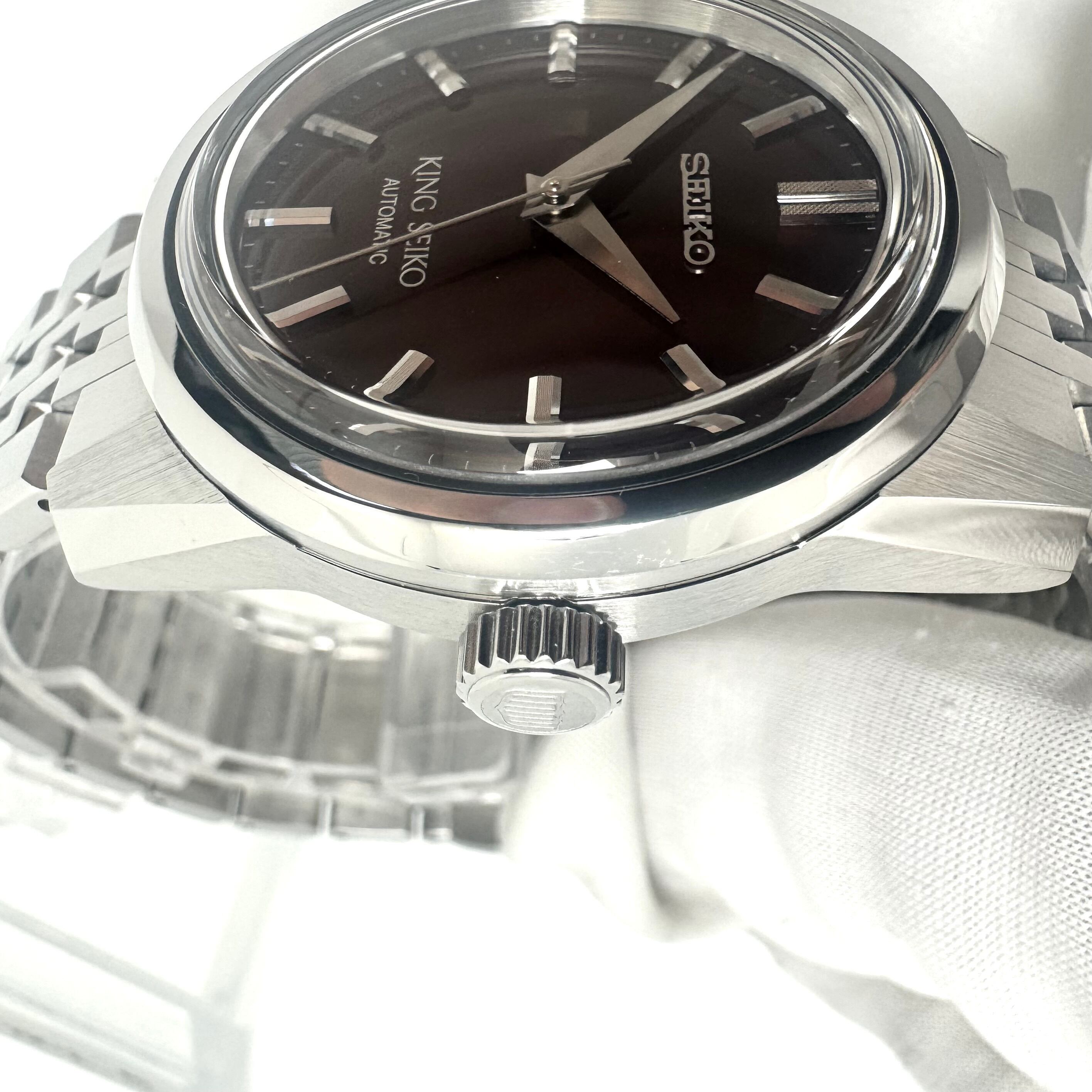 【美品】腕時計 セイコー SEIKO キングセイコー KING SEIKO SDKS009 6R31-00D0 中古 自動巻 赤 ワインレッド 10気圧防水