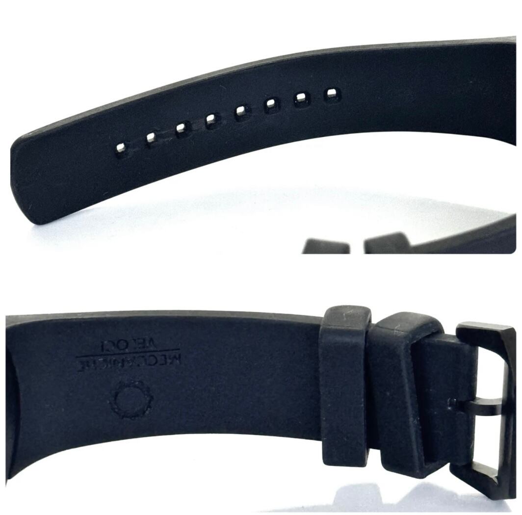 【希少】メカニケヴェローチ ドゥエヴァルヴォレ 世界250本限定 自動巻 2タイムゾーン オレンジ ラバー デイト表示