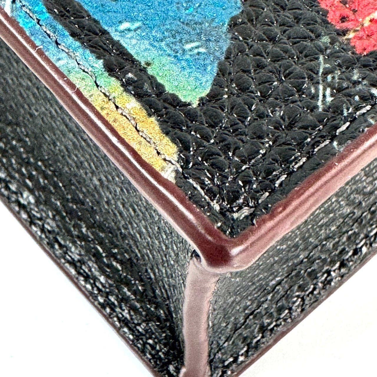 【ほぼ未使用】コーチ Coach CM213 ミニトートバッグ ミント&サーフ マルチカラー