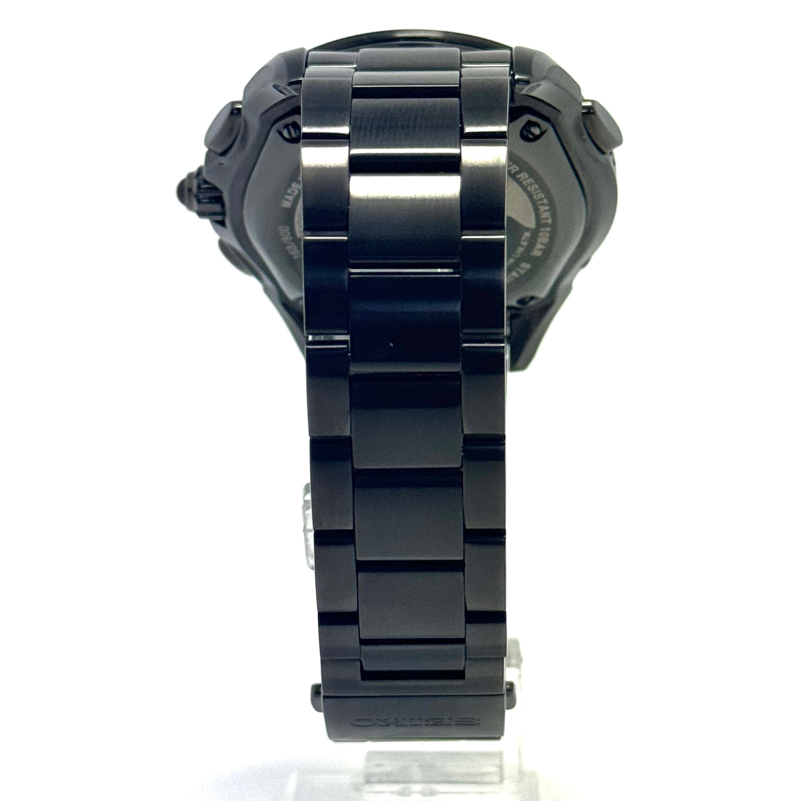 【希少・美品】セイコー SEIKO ブライツ SAGA127 8B82-0AK0 スターウォーズコラボ ダースモール 限定800本 電波ソーラー 黒 デイト表示 クロノグラフ