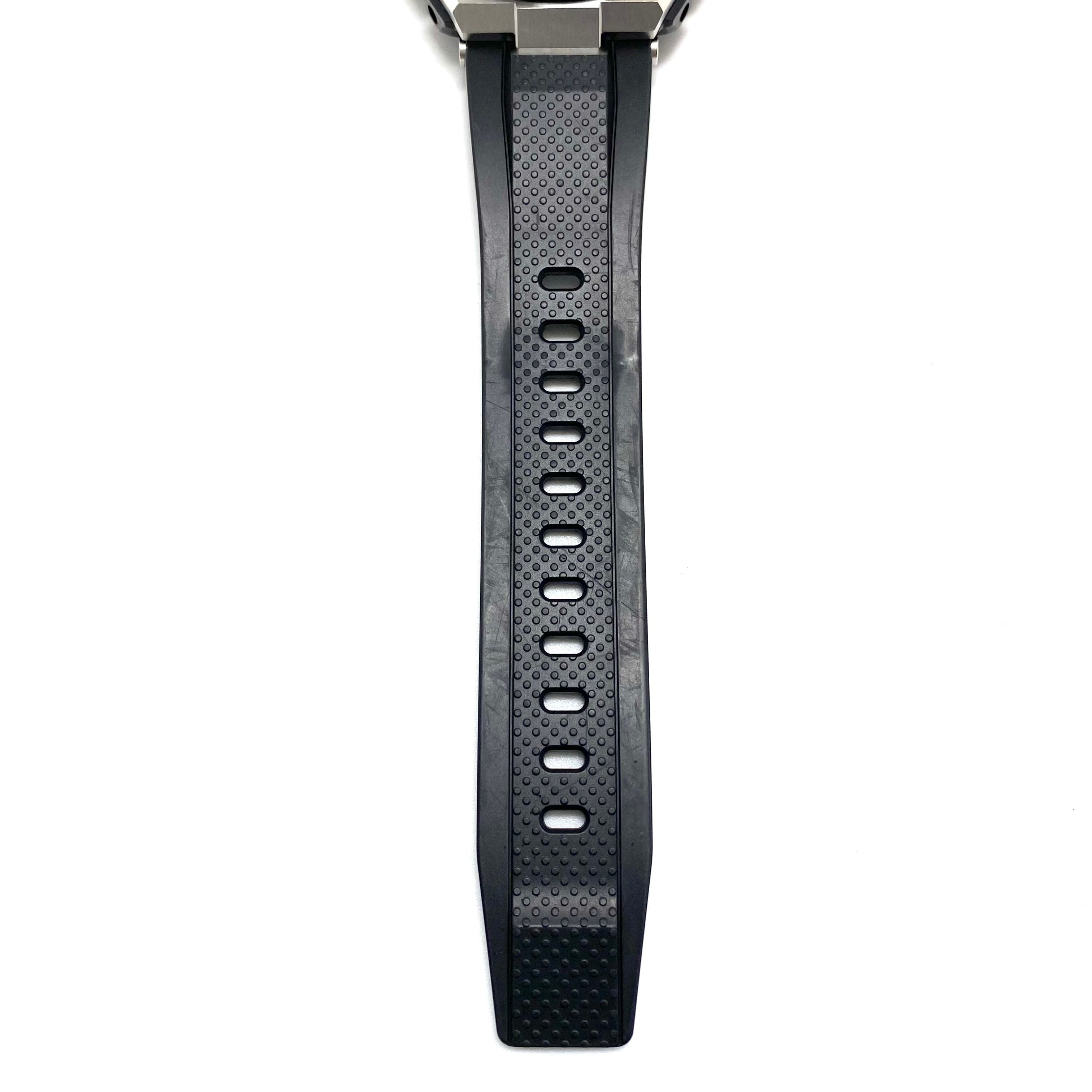 腕時計 メンズ カシオ G-SHOCK ジーショック ジースチール GST-W110D-1A9JF 電波ソーラー アナデジ 黒 ラバーベルト