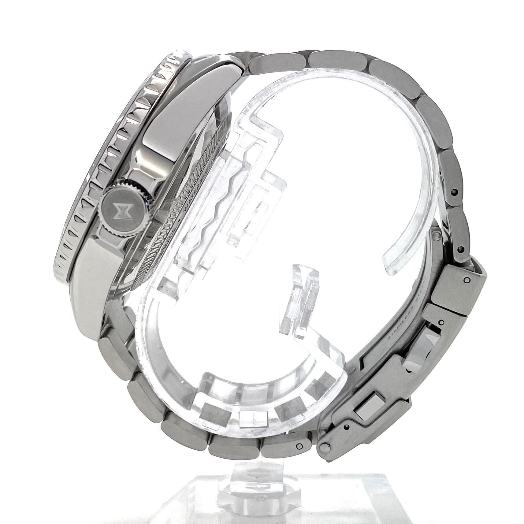 【美品】エドックス EDOX スカイダイバー ネプチュニアン 80120-3NM-VDN ダイバーズ 自動巻 グリーン デイト表示 セラミック