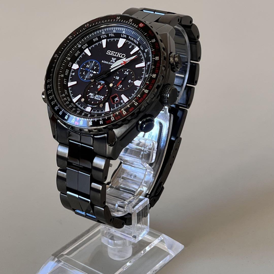 セイコー プロスペックス パトリオットジェットチーム 限定 電波ソーラー 黒