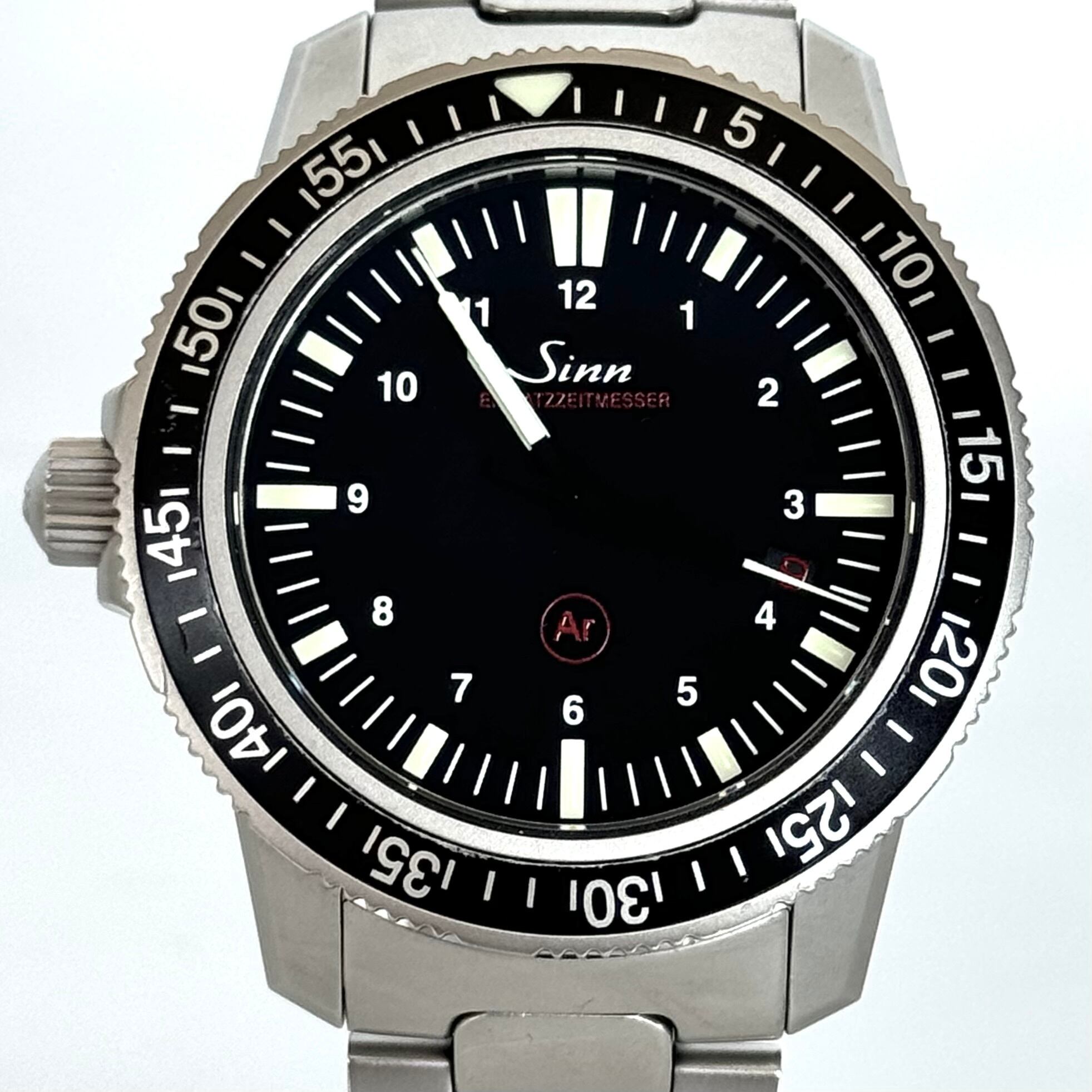 【希少】ジン Sinn EZM3 603.EZM3 603.4522 自動巻 デイト表示 黒