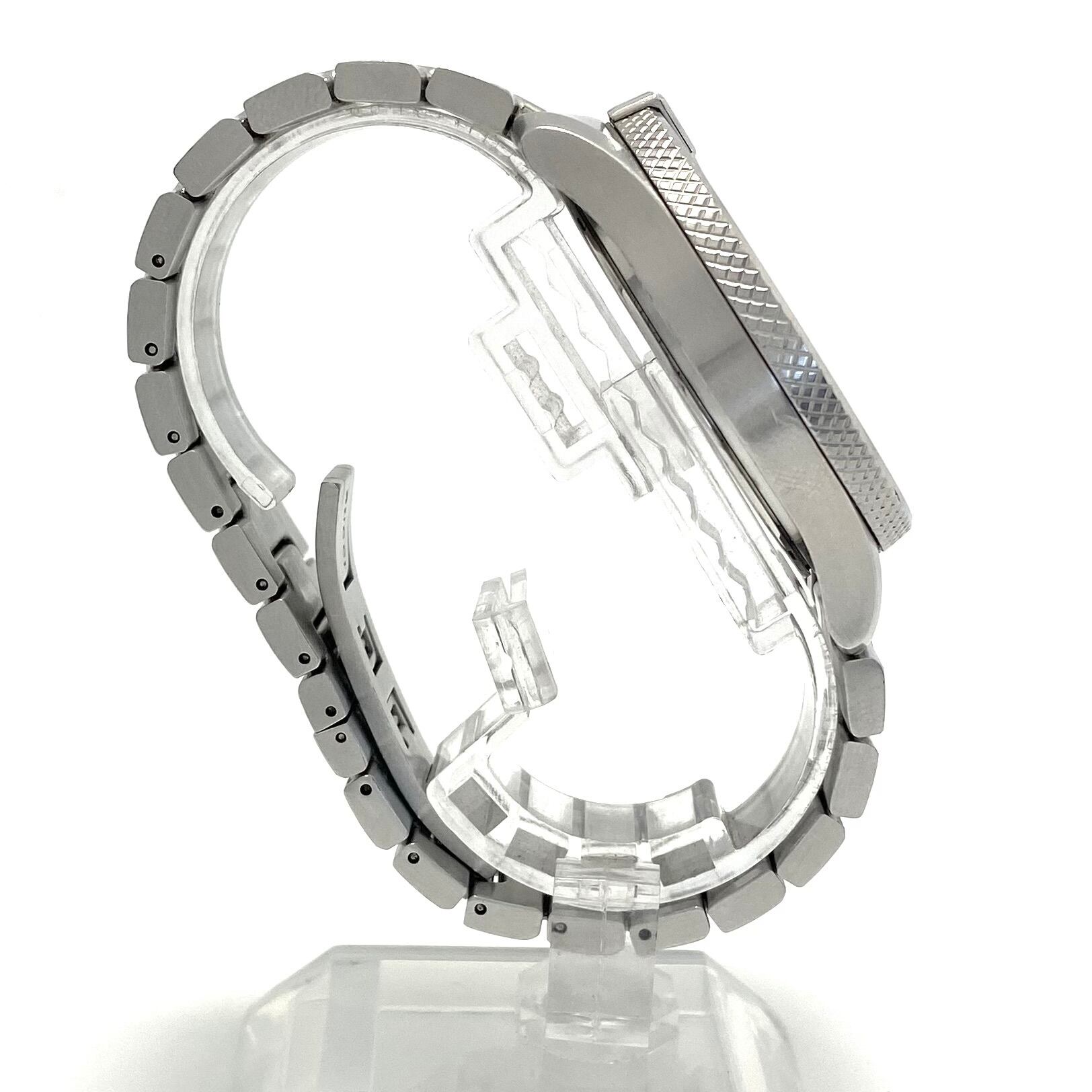 中古 腕時計 メンズ グッチ GUCCI Gタイムレス スポーツ YA126253 126.2 クォーツ ネイビー シェリーライン デイト表示 10気圧防水