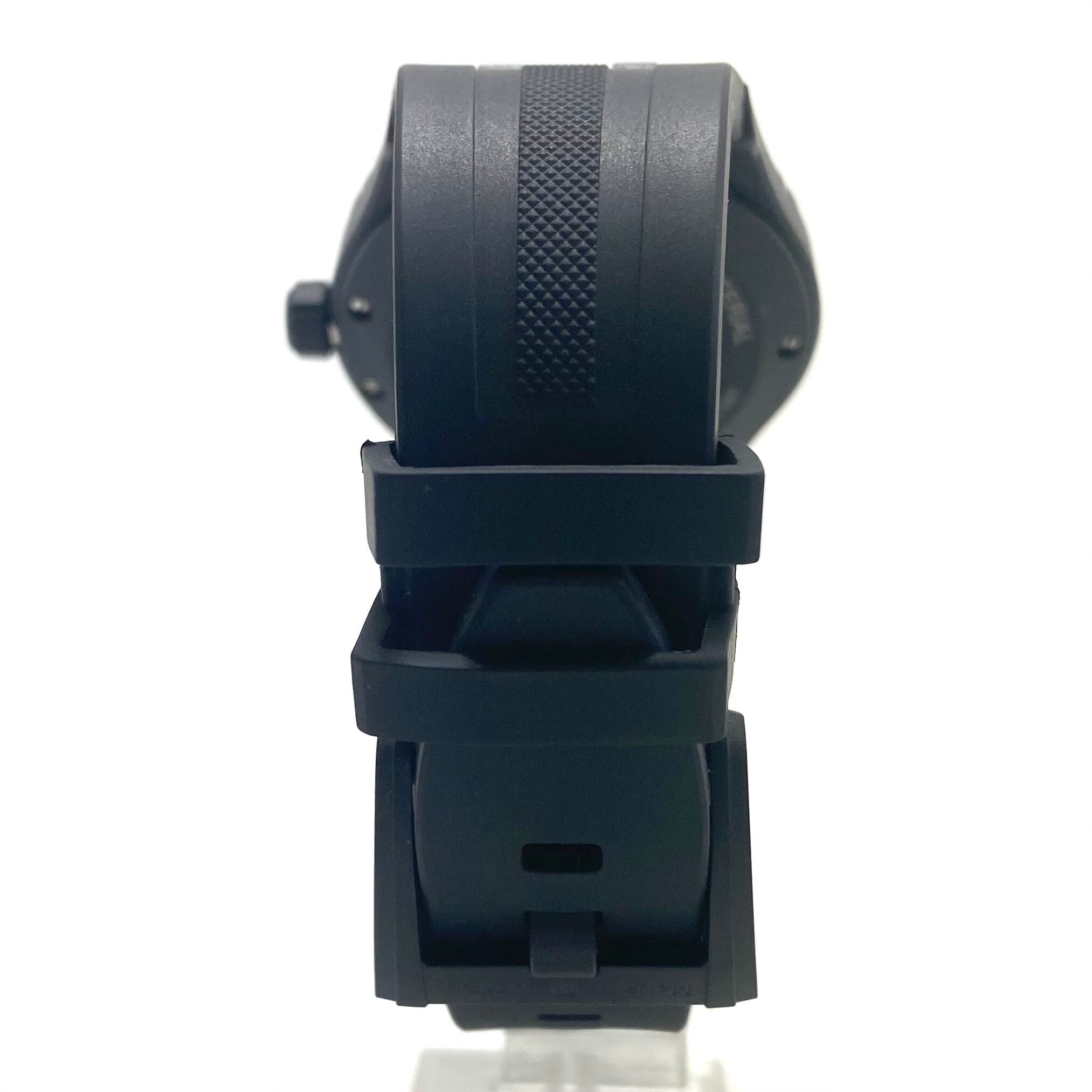 【ほぼ未使用】モーリスラクロア MAURICE LACROIX アイコン タイド AI2008-00000-300-0 BA07981 クォーツ 黒 デイト表示