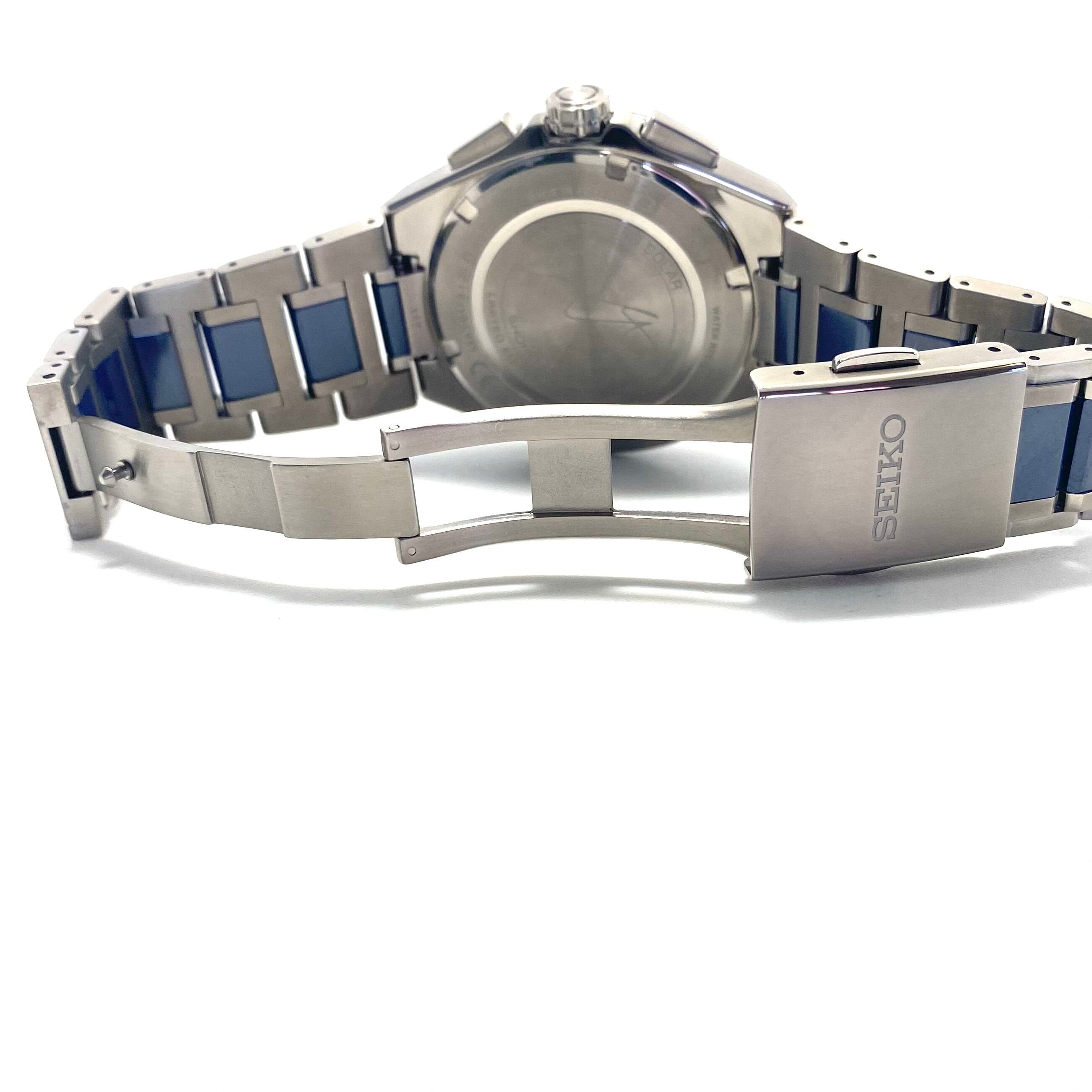 【ほぼ未使用・希少品】腕時計 メンズ セイコー アストロン ネクスター SBXC165 大谷翔平 ボブルヘッド 2024年限定モデル 国内限定1700本 GPSソーラー 黒 デイト表示 10気圧防水 チタニウム