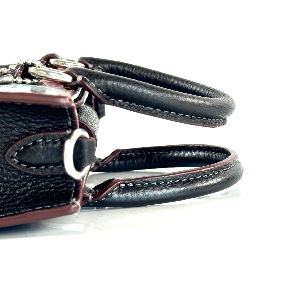 【ほぼ未使用】コーチ Coach CM213 ミニトートバッグ ミント&サーフ マルチカラー