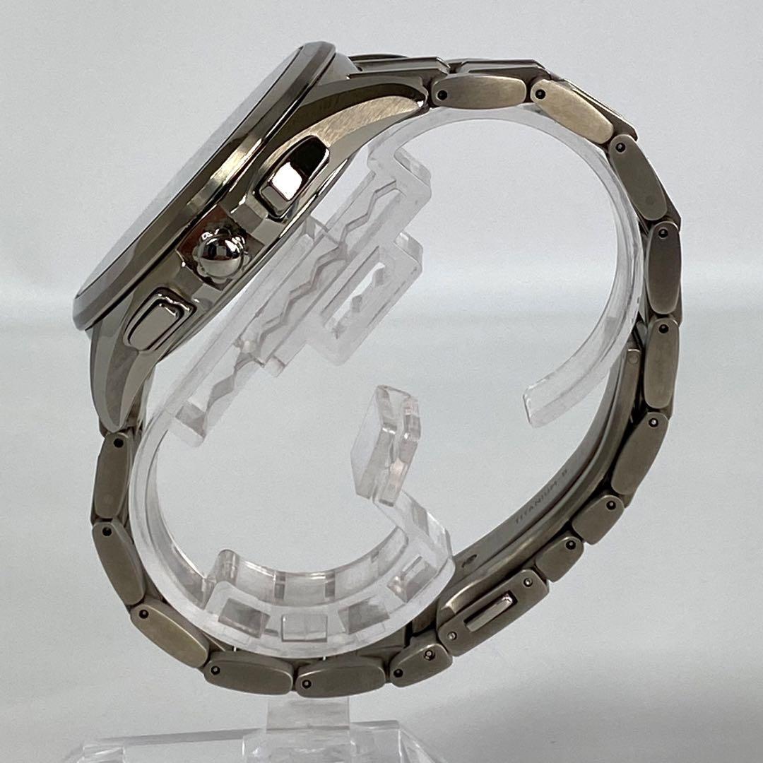 セイコー ブライツ SAGA285 電波ソーラー ブルー デイト表示