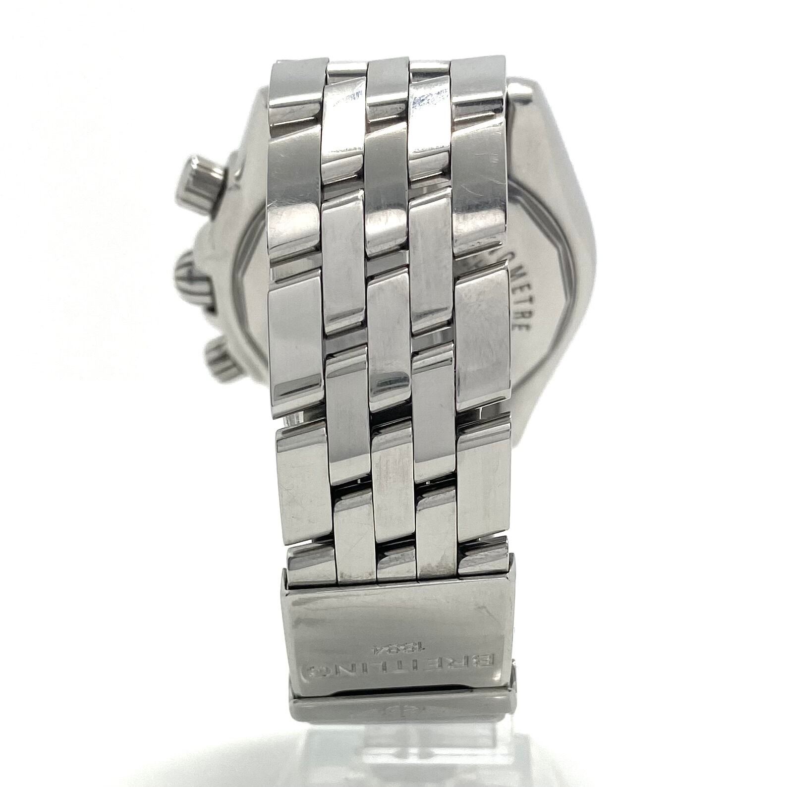 【希少】ブライトリング BREITLING クロノマットエボリューション A13356 自動巻 デイト表示 クロノグラフ 黒