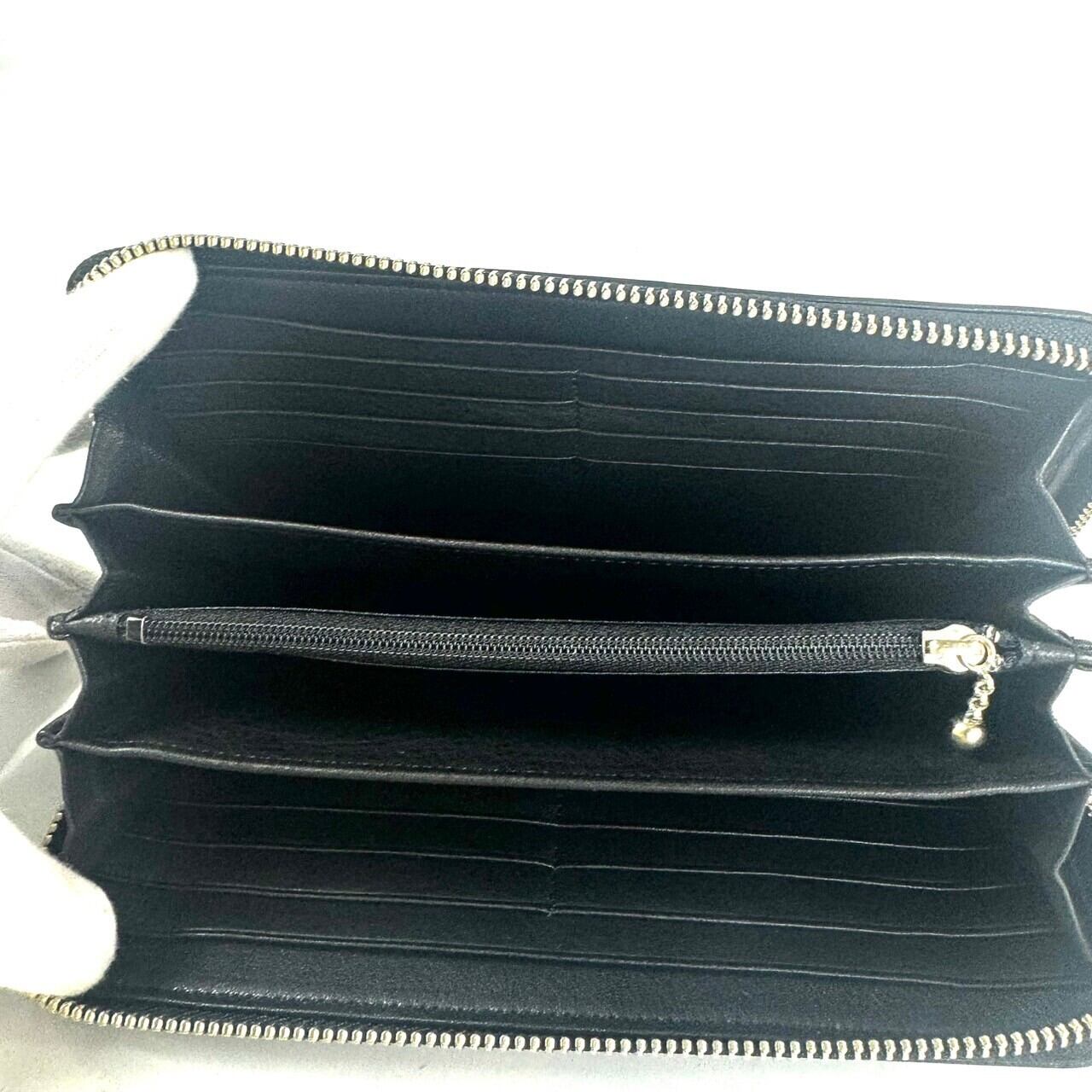 ヒステリックグラマー HYSTERIC GLAMOUR レザー 長財布 黒 ラウンドファスナー