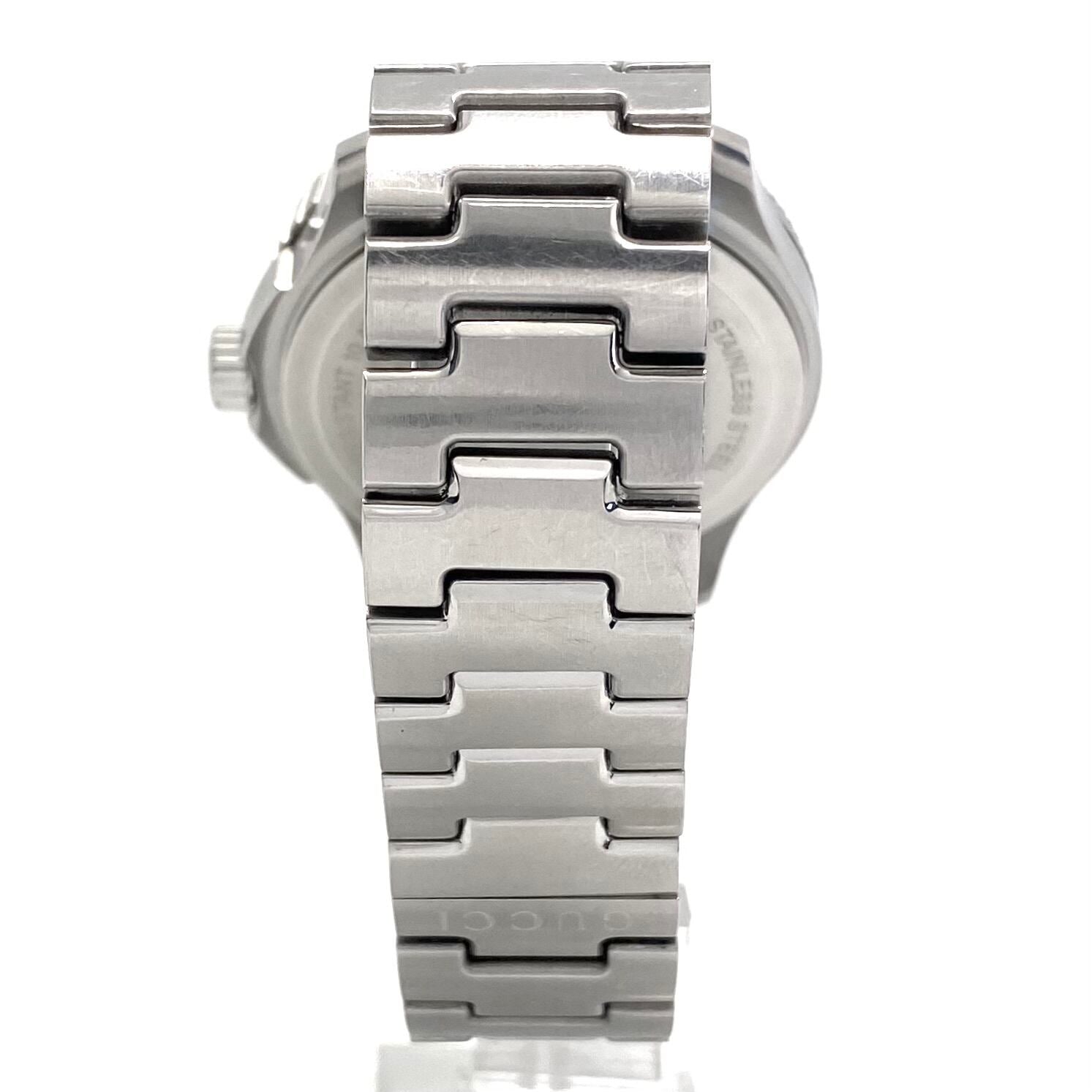 中古 腕時計 メンズ グッチ GUCCI Gタイムレス スポーツ YA126253 126.2 クォーツ ネイビー シェリーライン デイト表示 10気圧防水