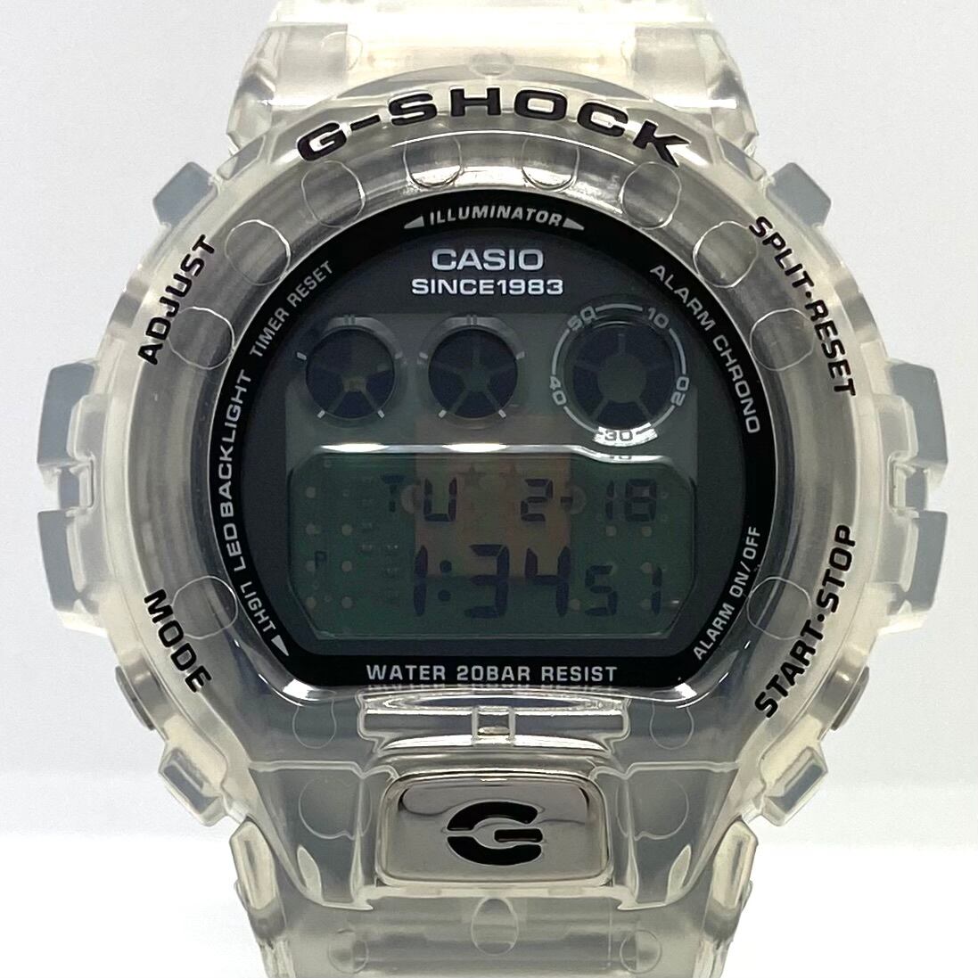【ほぼ未使用・希少】カシオ CASIO ジーショック G-SHOCK 40th Anniversary CLEAR REMIX 40周年限定モデル 6900シリーズ DW-6940RX-7JR デジタル クォーツ 樹脂ベルト