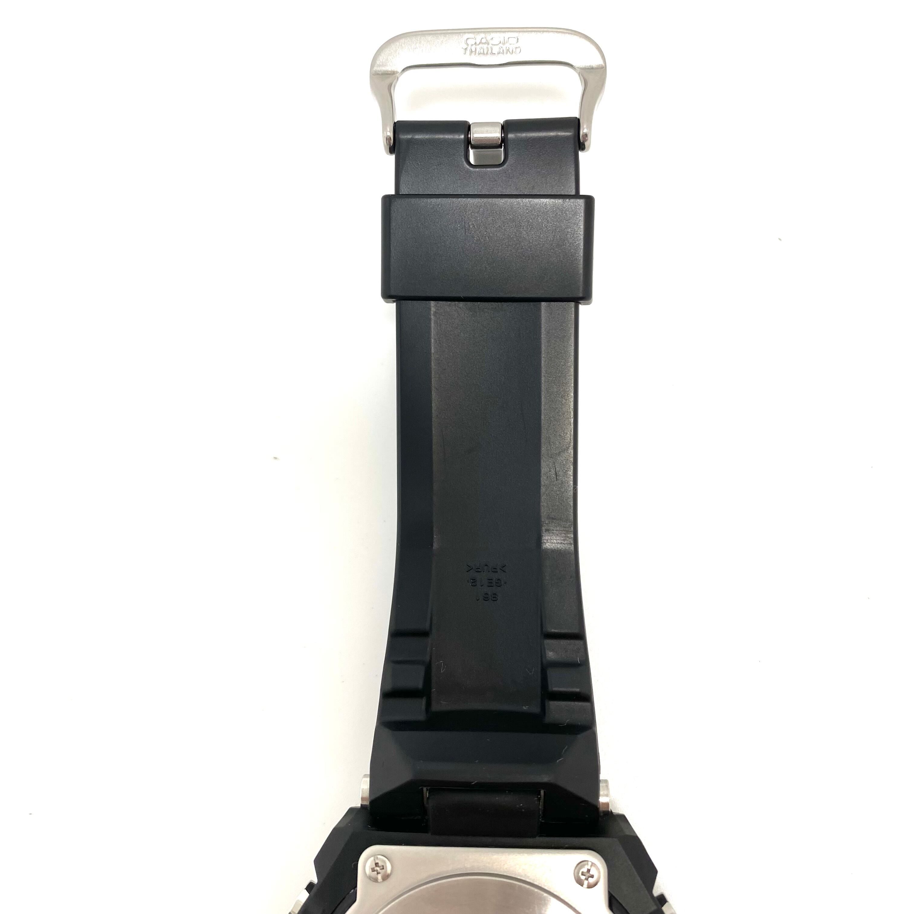 腕時計 メンズ カシオ G-SHOCK ジーショック ジースチール GST-W110D-1A9JF 電波ソーラー アナデジ 黒 ラバーベルト