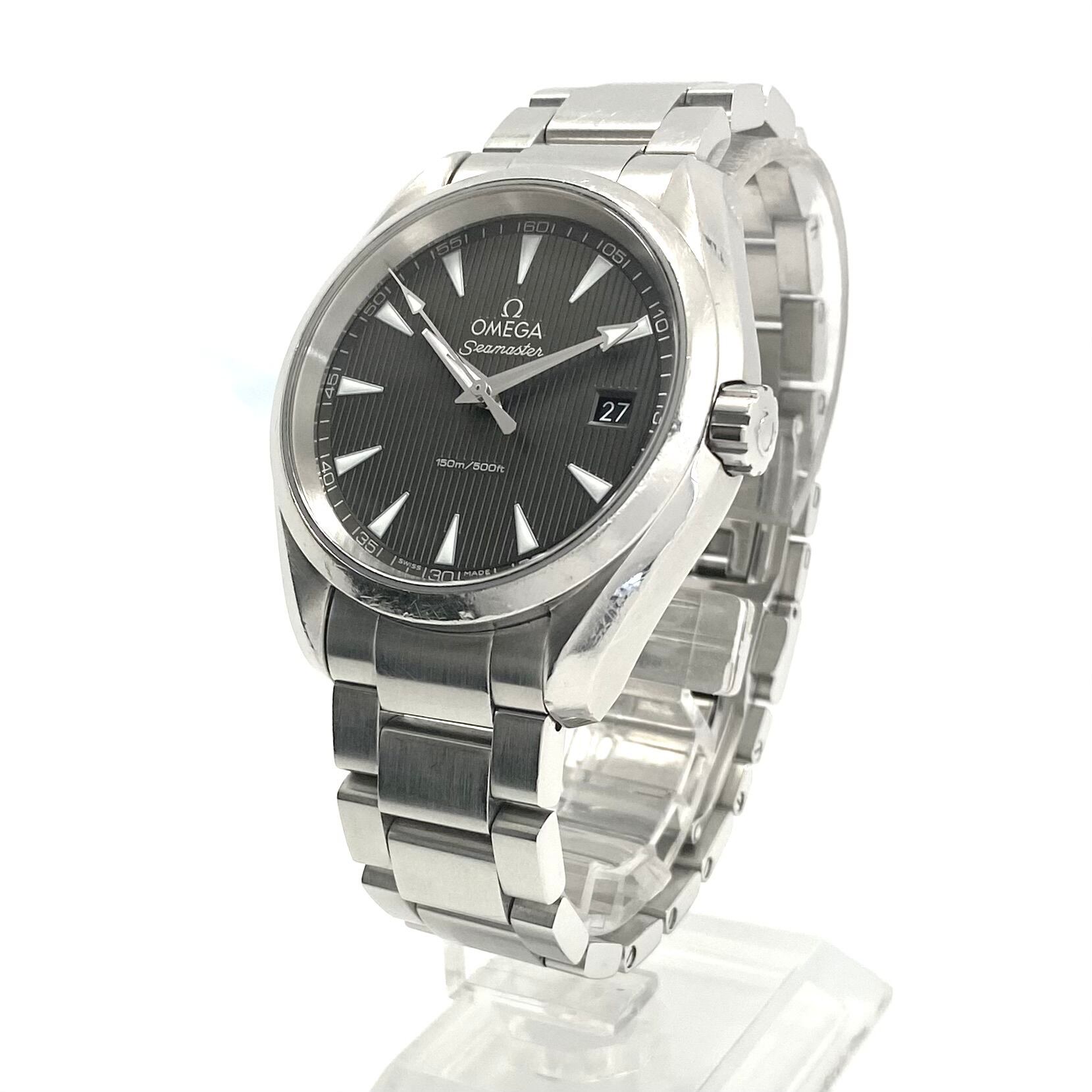 腕時計 メンズ オメガ OMEGA シーマスター アクアテラ 231.10.39.60.06.001 グレー デイト表示 クォーツ 150m防水