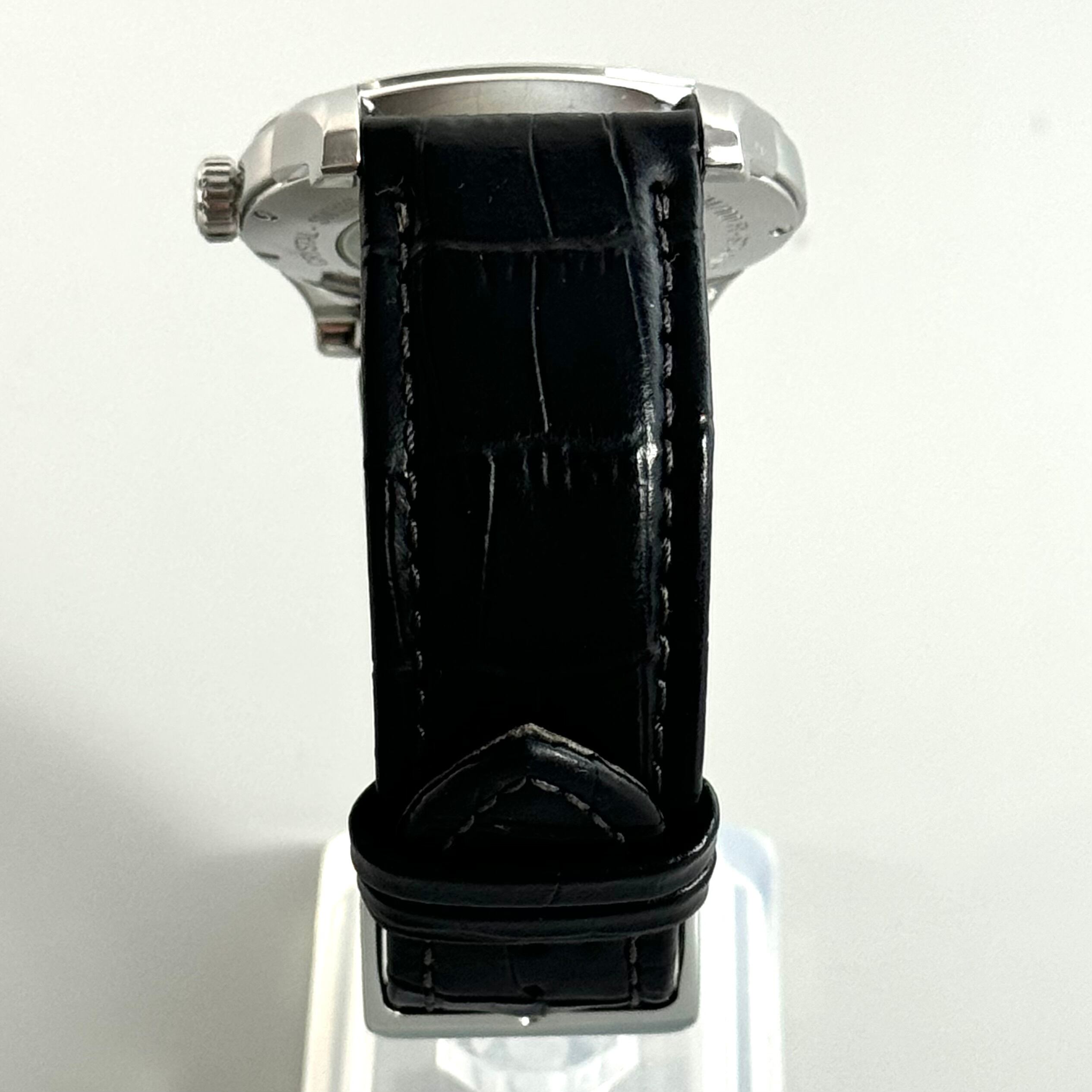 ハミルトン HAMILTON ジャズマスター H385150 自動巻 黒 デイト表示 裏スケ 2針 社外ベルト