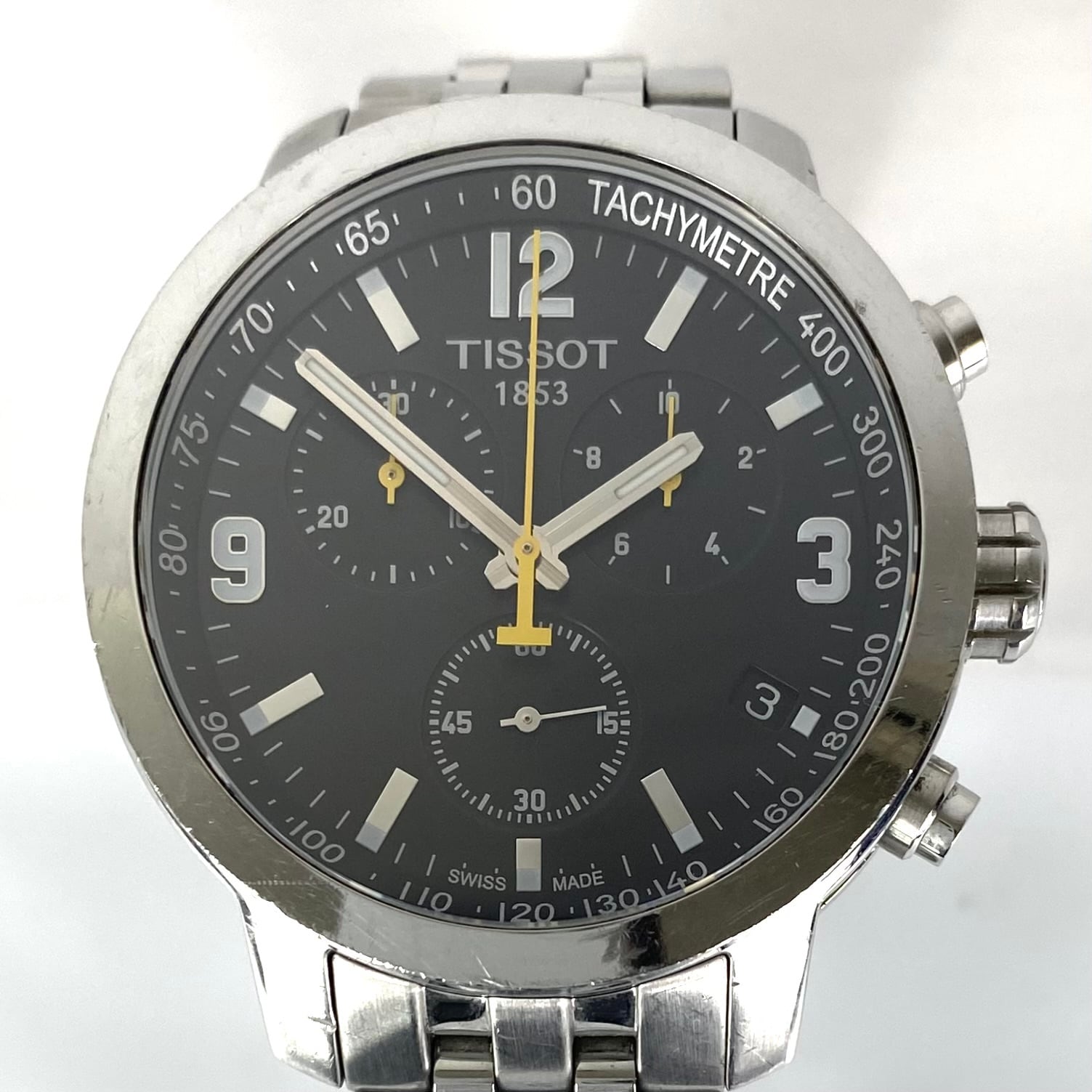 ティソ TISSOT T-スポーツ PRC200 T055417A クォーツ クロノグラフ デイト表示 黒