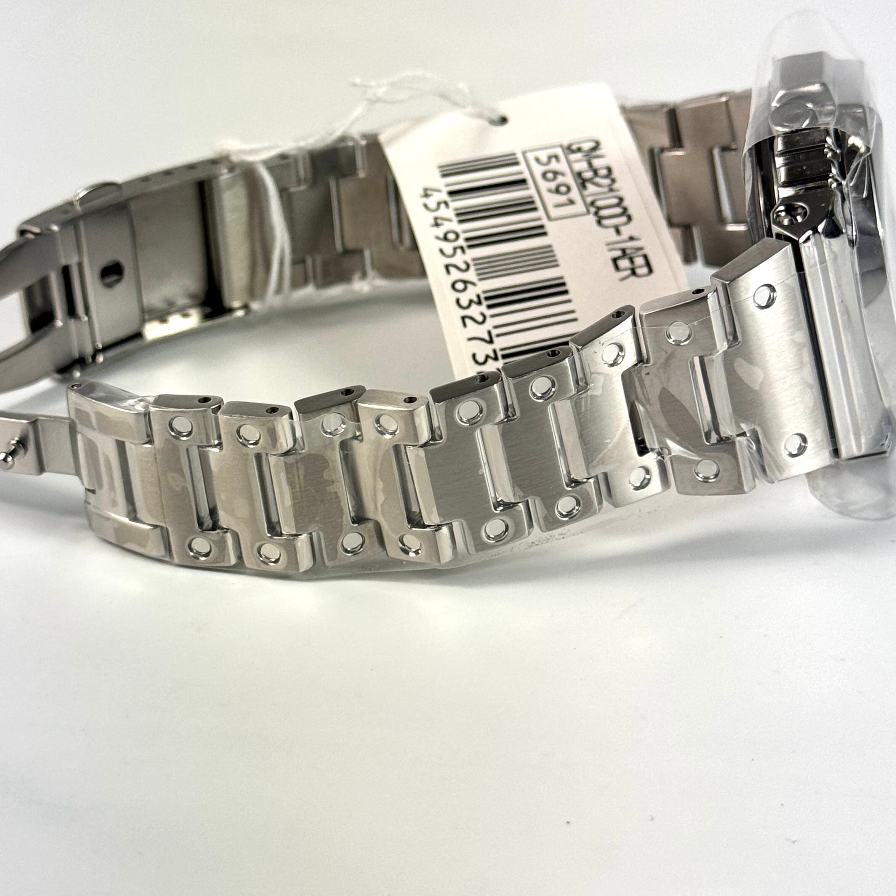 【未使用】カシオ G-SHOCK ジーショック GM-B2100BD-1AER 2100シリーズ フルメタル アナデジ ソーラー スマホリンク Bluetooth 黒