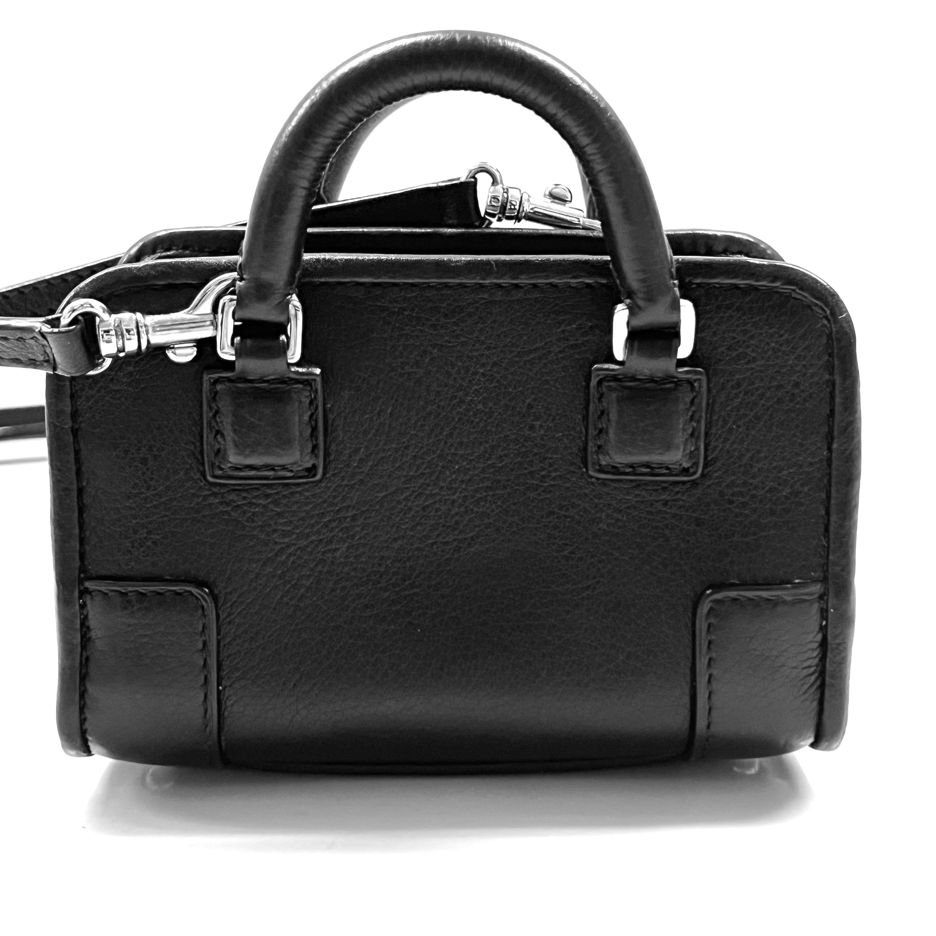 【希少・美品】ロエベ アマソナ マイクロミニ 黒 2way