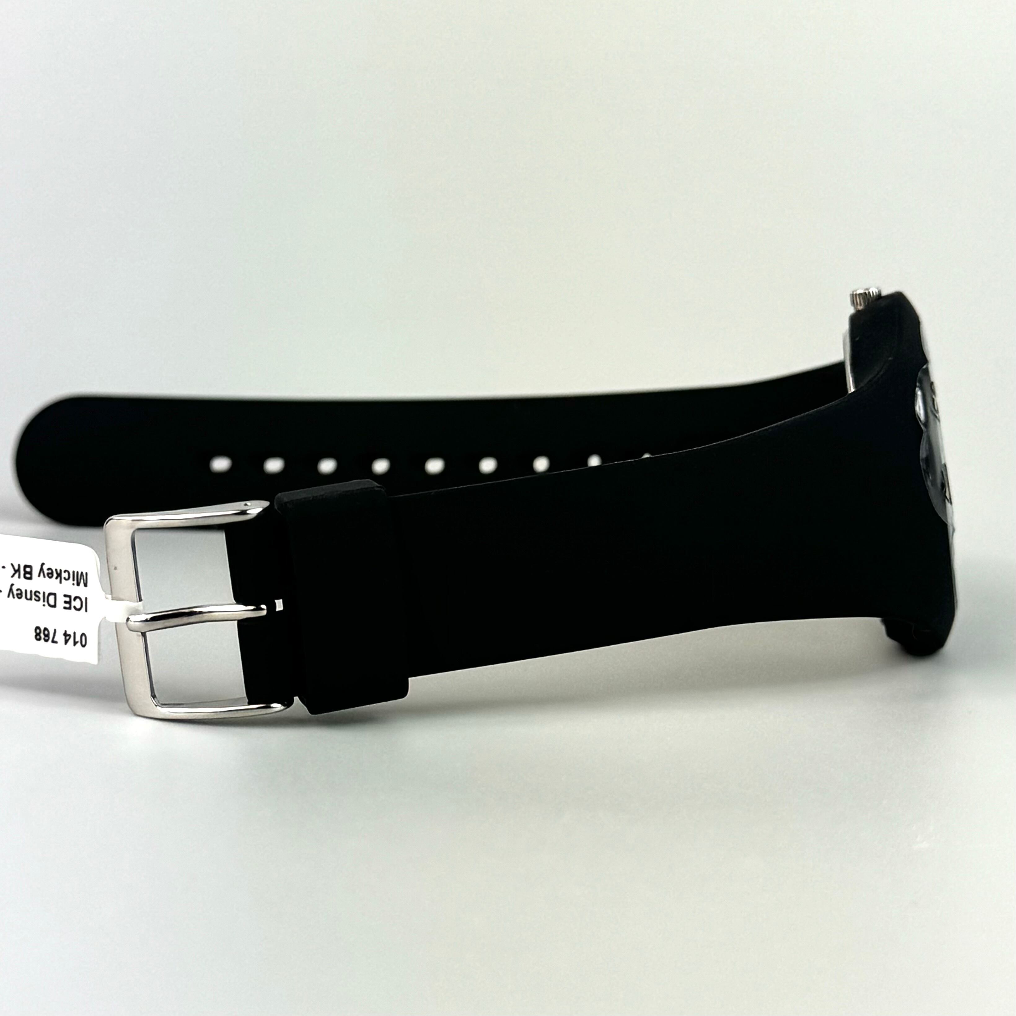 【未使用・電池交換済み】 アイスウォッチ ICE WATCH 014768 ディズニー ディズニーコレクション ミッキーマウス クォーツ 黒 樹脂 メンズ レディース