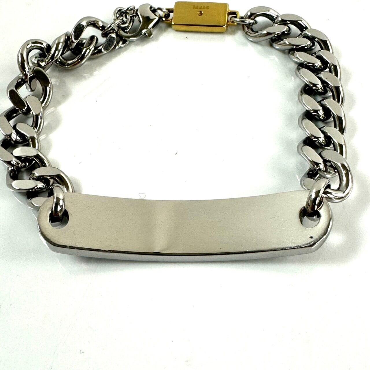 ディーゼル DIESEL ブレスレット シルバー