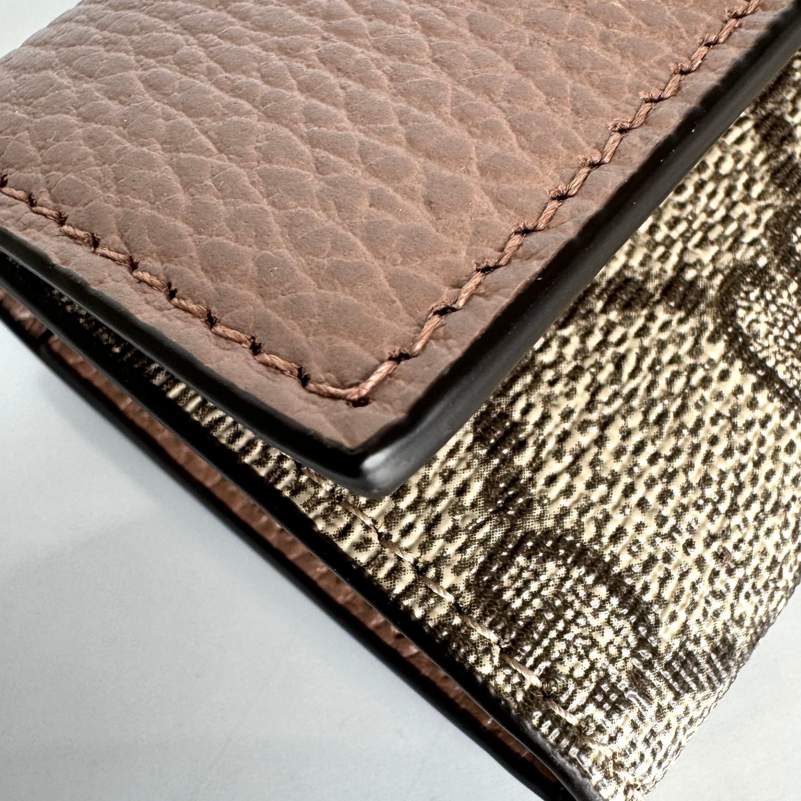 【未使用】グッチ キーケース 456118 GGマーモント GGスプリーム ベージュ レザー 6P