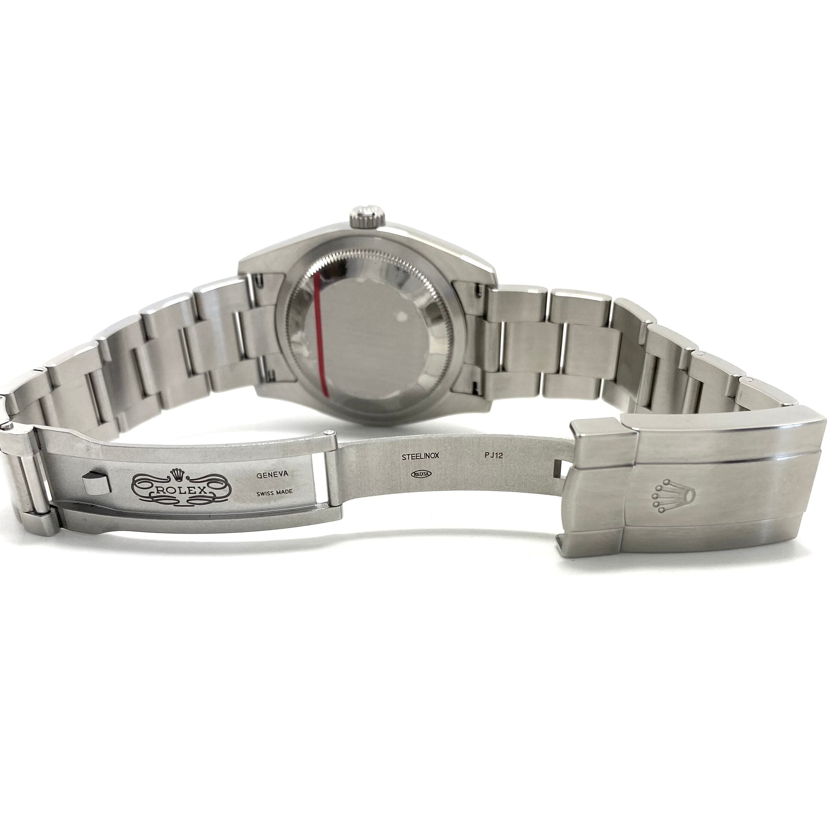 【美品】腕時計 メンズ ロレックス オイスター パーペチュアル 36 116000 自動巻 シルバー 10気圧防水 国内正規品