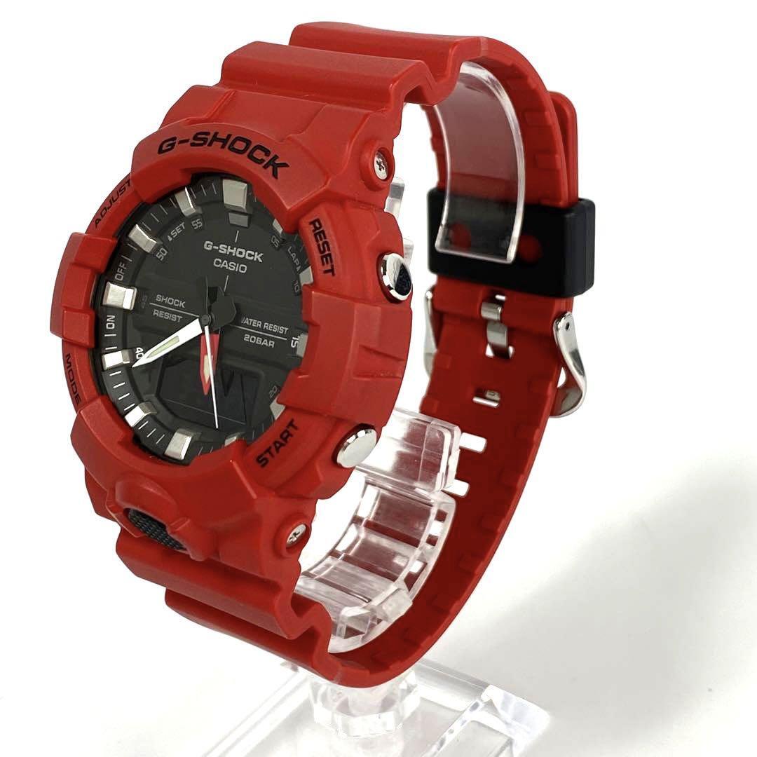 カシオ Gショック GA-800 アナデジ 赤 ラバー
