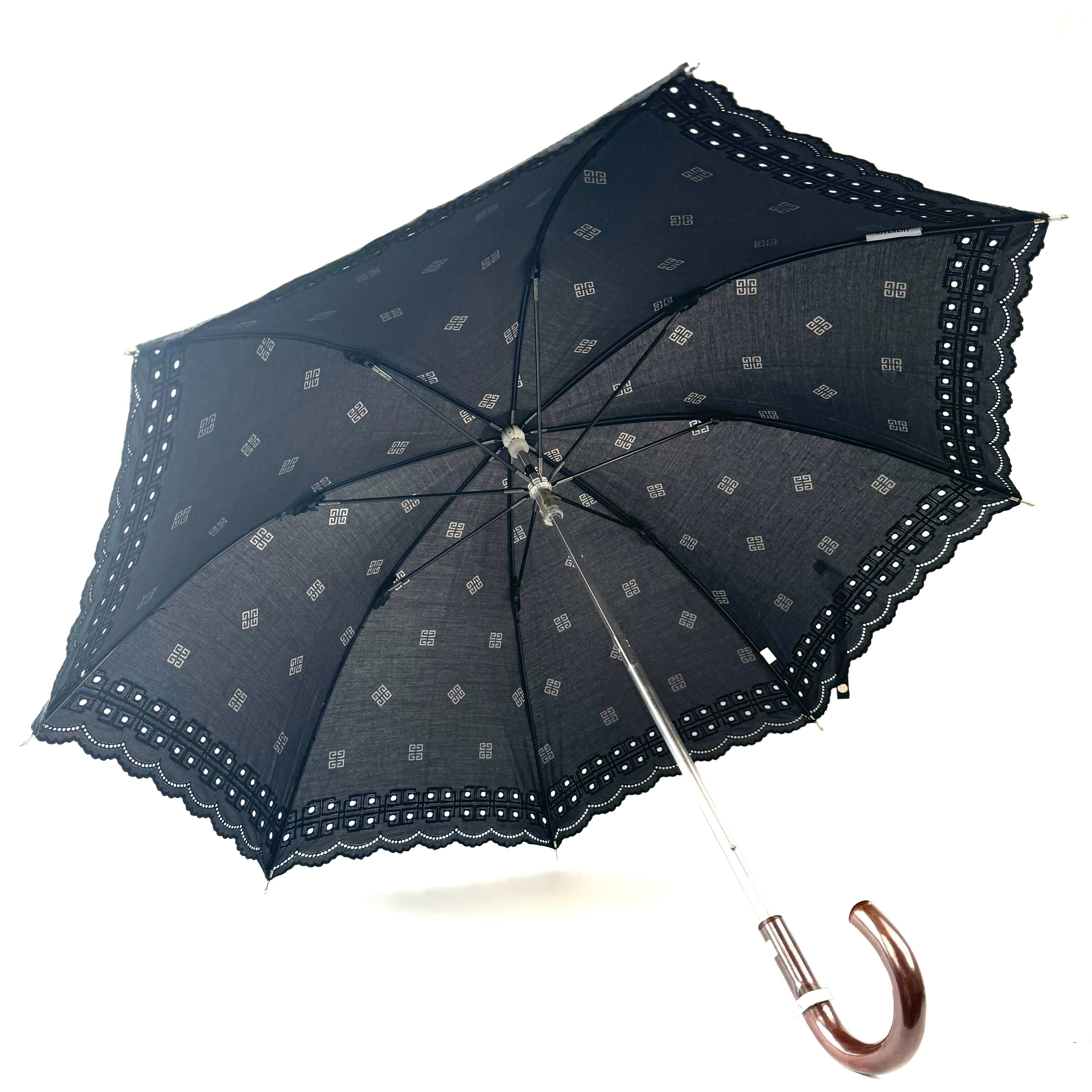 【美品】ジバンシィ 傘 晴れ雨兼用 日傘 雨傘 UVカット 黒