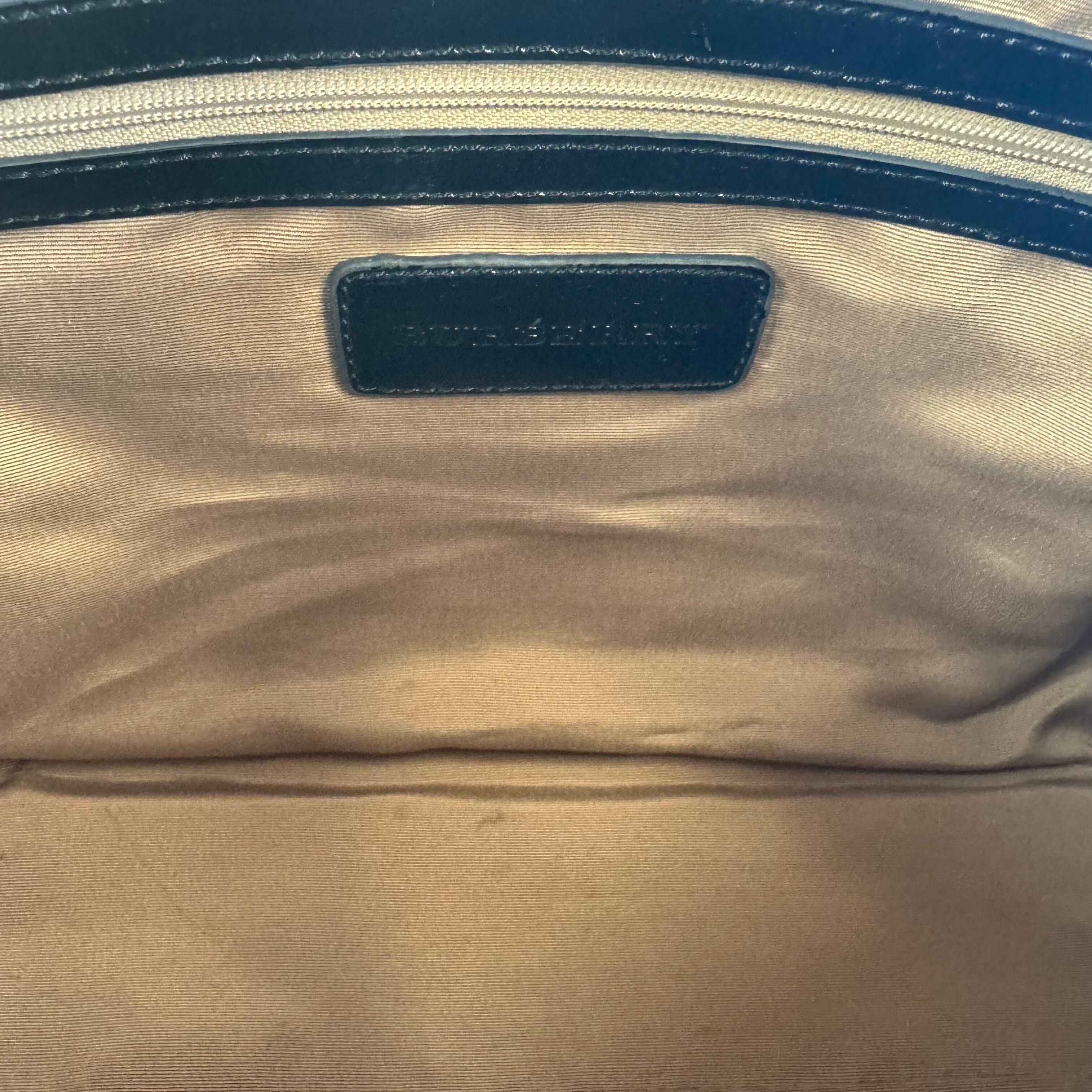 バーバリー ミニボストンバッグ ノバチェック メガチェック PVC×レザー ベージュ系