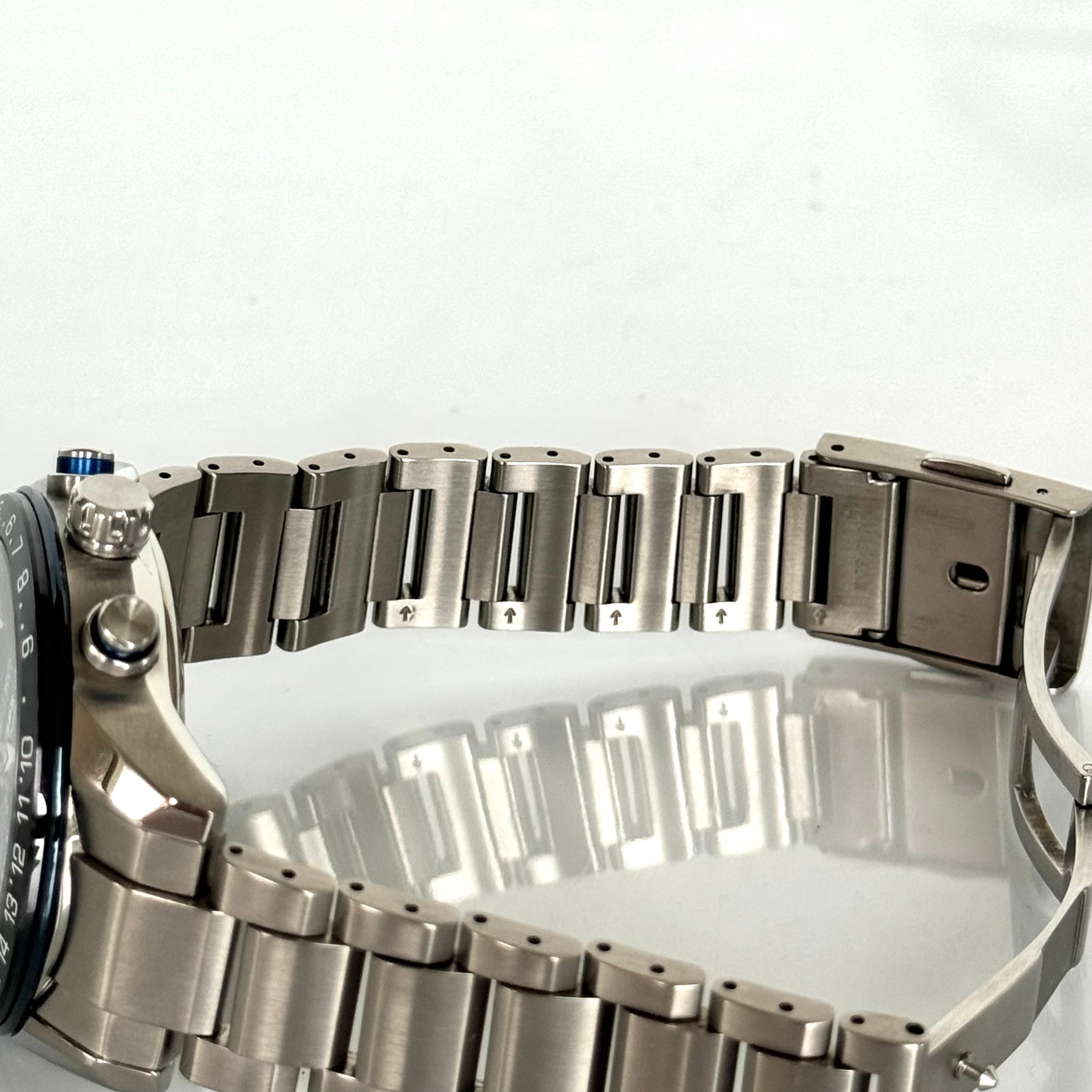 【美品】セイコー アストロン SBXC015 5X53-0AE0 GPSソーラー ブルー セラミック ステンレス