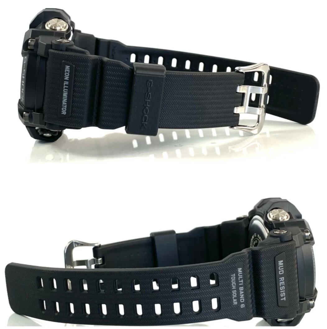 【ほぼ未使用】カシオ G-SHOCK ジーショック GWG-100-1AJF マッドマスター 電波ソーラー 樹脂 黒