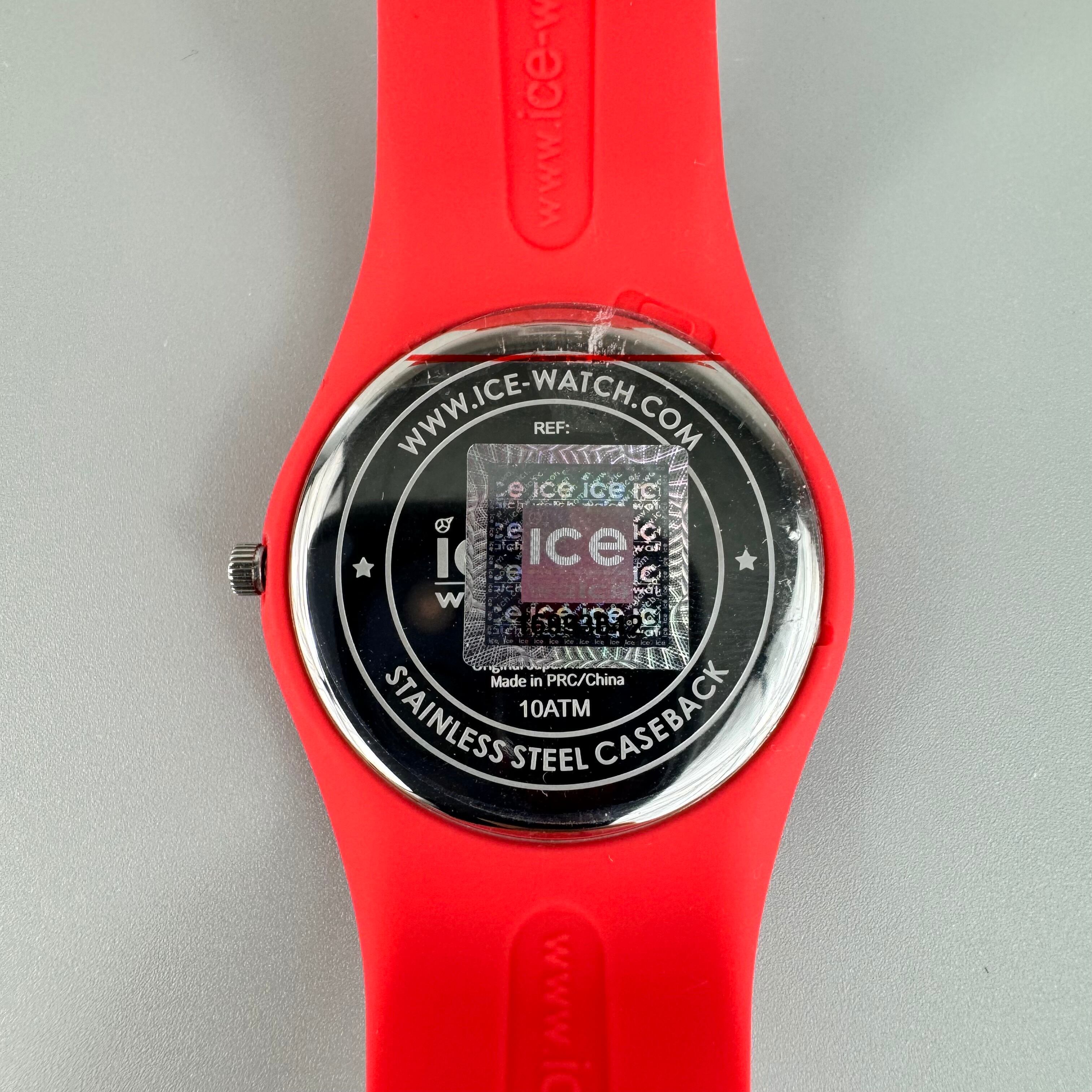 【未使用・電池交換済み】 アイスウォッチ ICE WATCH 014773 ディズニー ディズニーコレクション ミニーマウス クォーツ 赤 樹脂 メンズ レディース