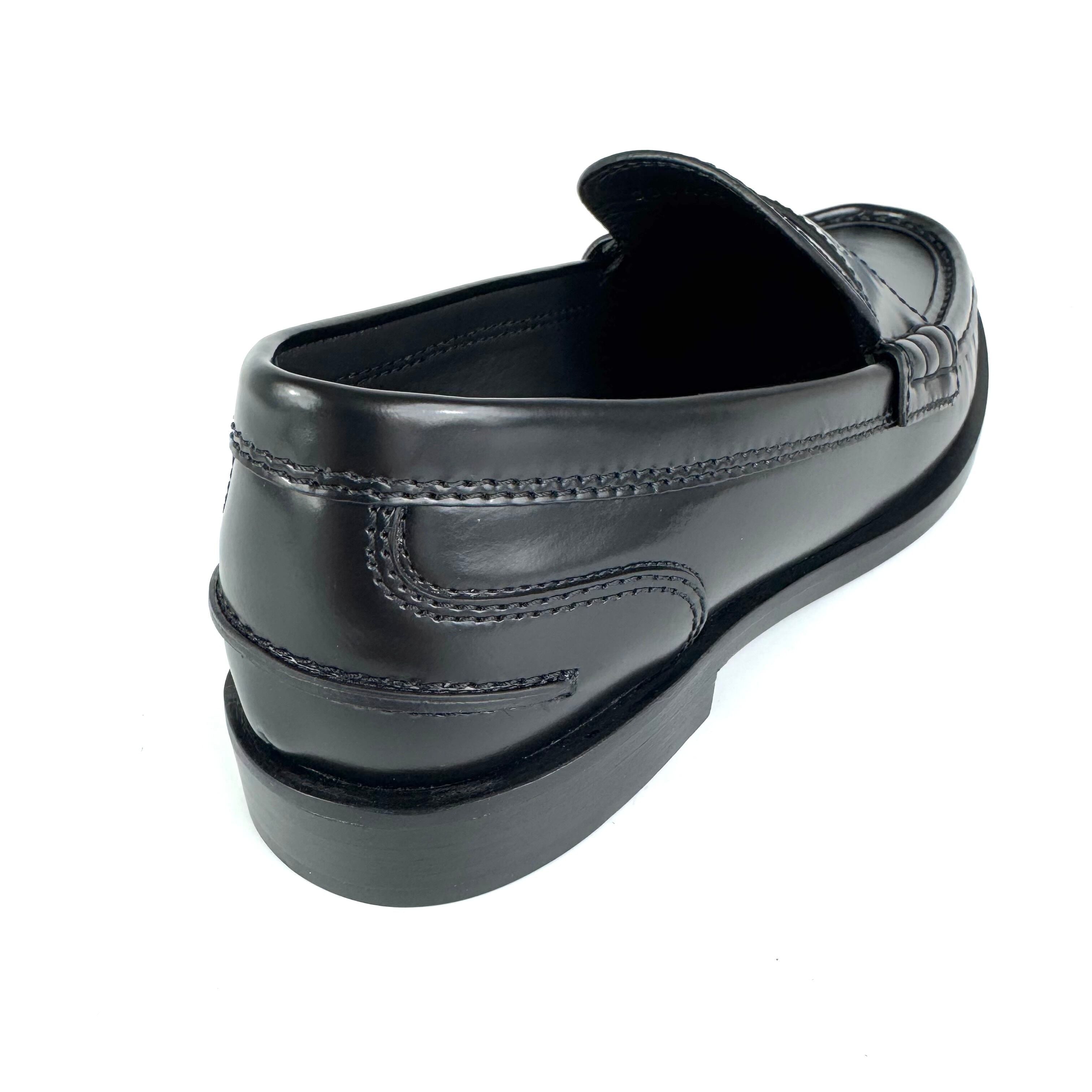 フェンディ FENDI ローファー レザー ブラック 黒 38 日本サイズ25cm