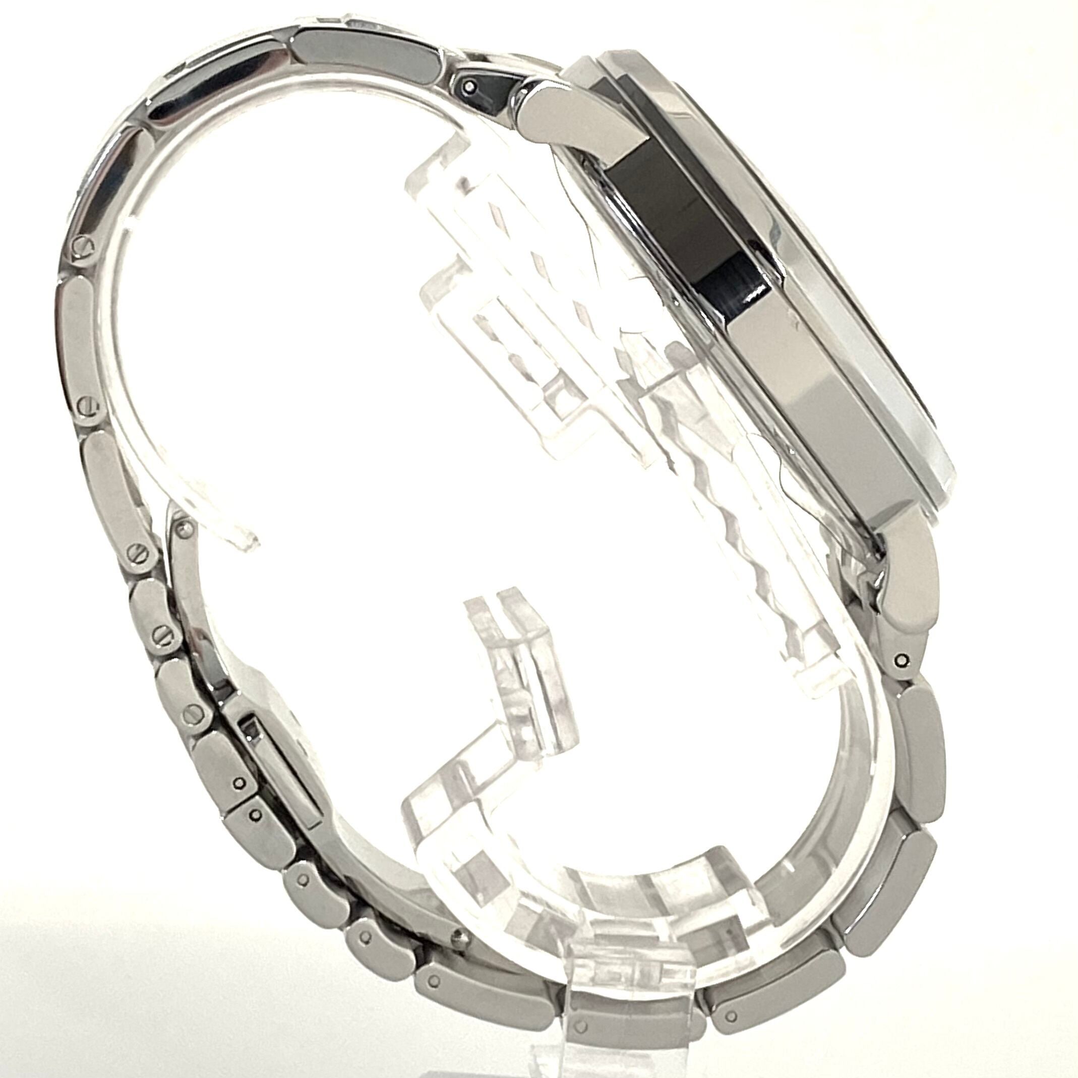 【美品】グッチ GUCCI Gクロノ 101M YA101361 クォーツ 黒 スモールセコンド クロノグラフ