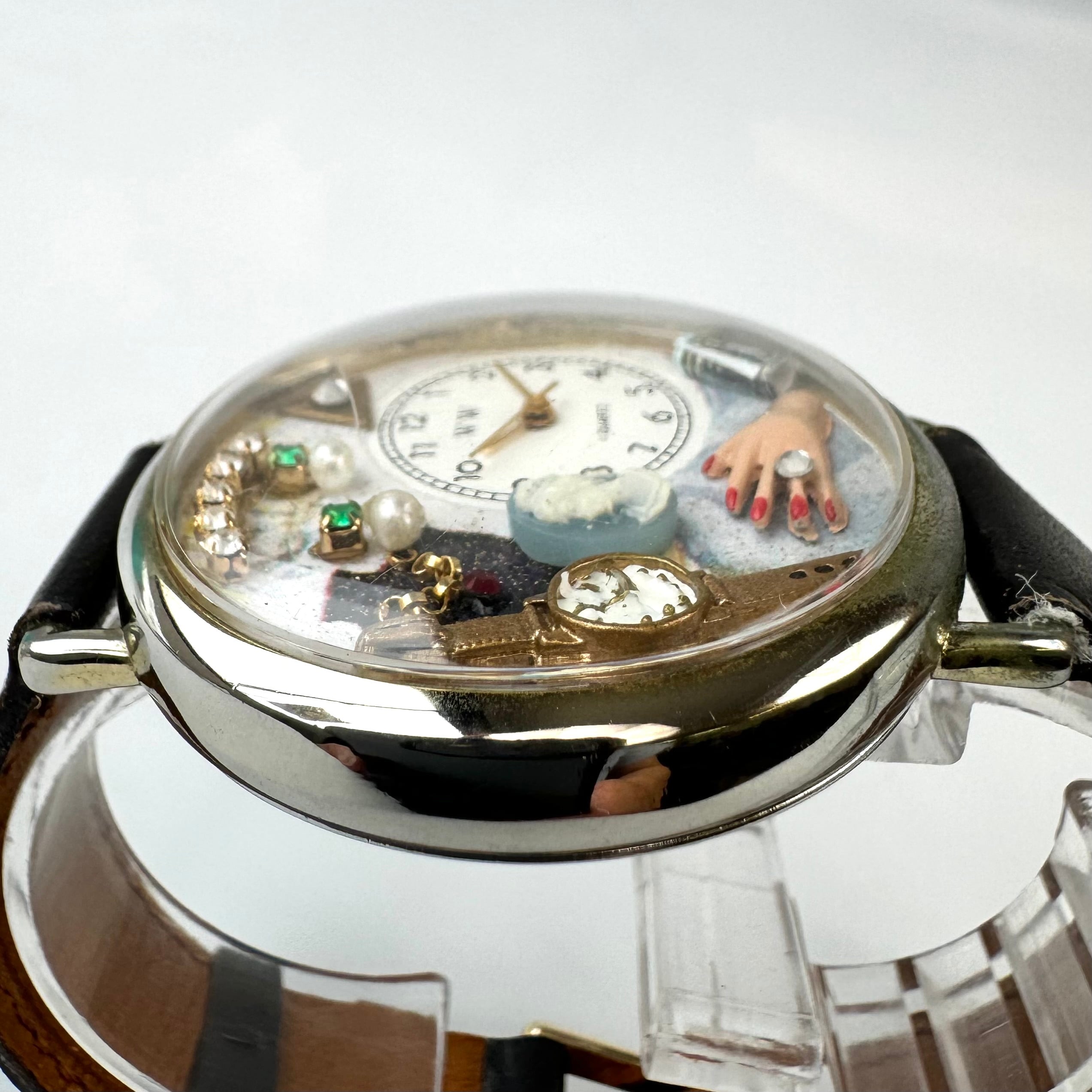 パラビオン Par Avion クォーツ レディース 革ベルト