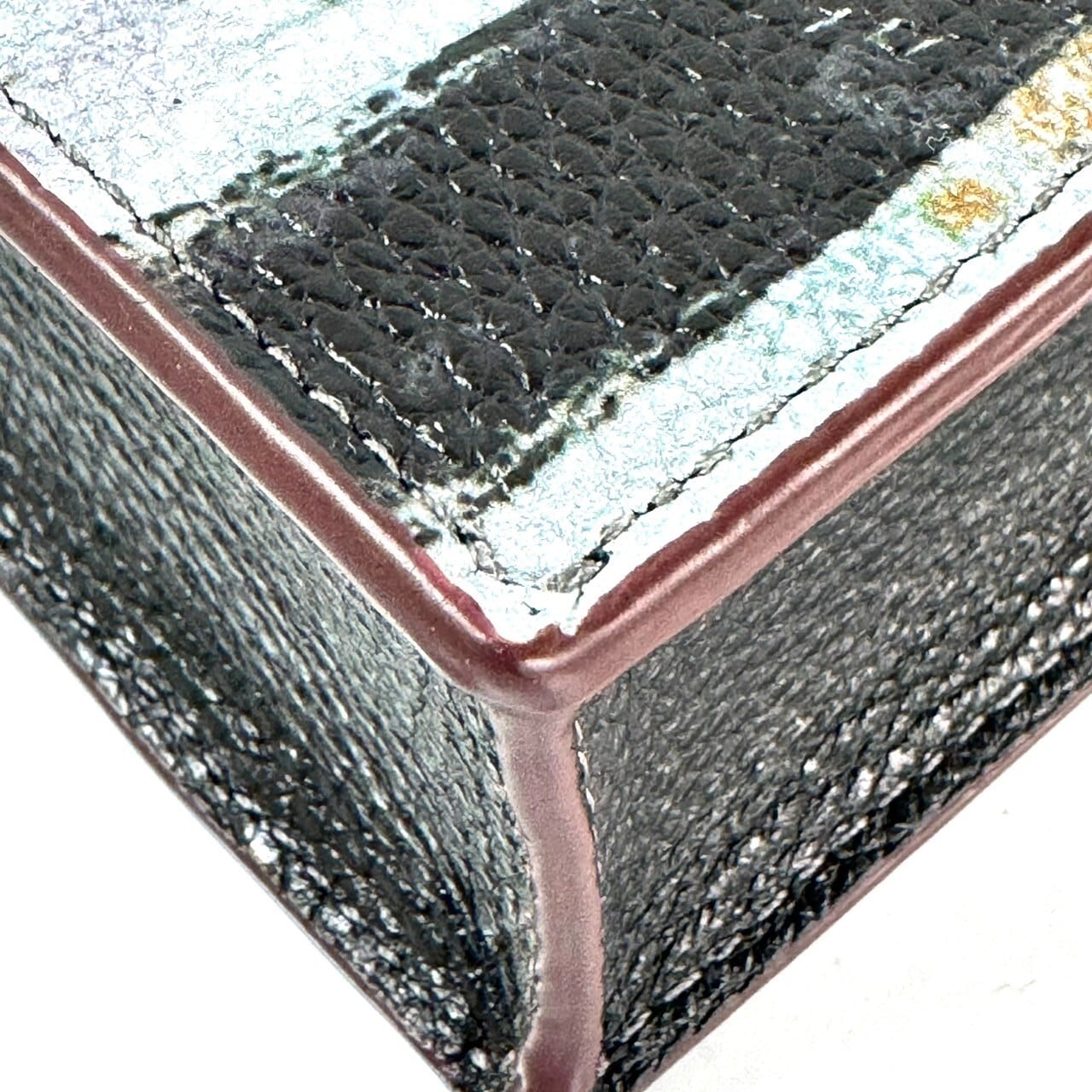 【ほぼ未使用】コーチ Coach CM213 ミニトートバッグ ミント&サーフ マルチカラー