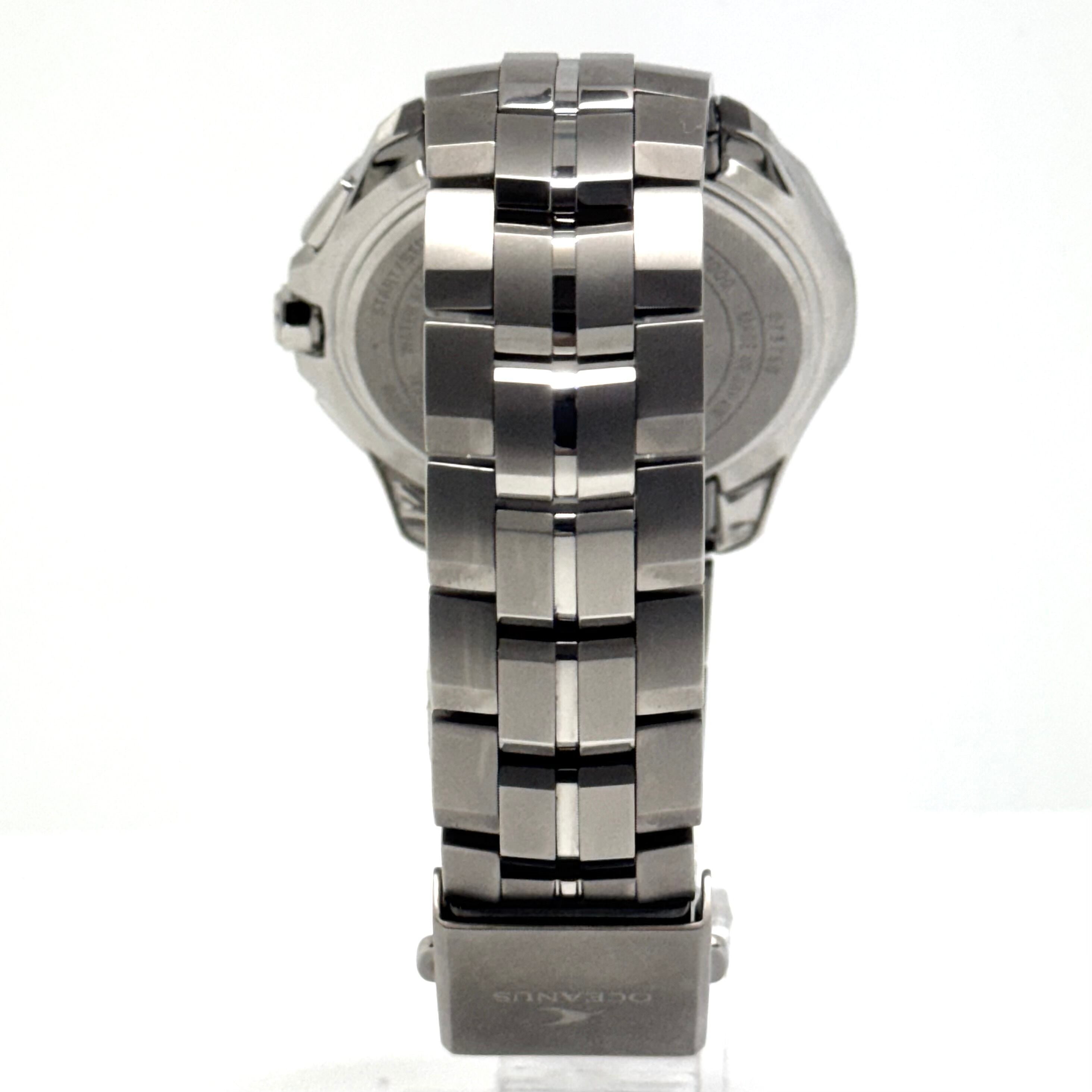 【美品】カシオ CASIO オシアナス OCEANUS Manta S7000 Series OCW-S7000-1AJF 電波ソーラー モバイルリンク デイト表示