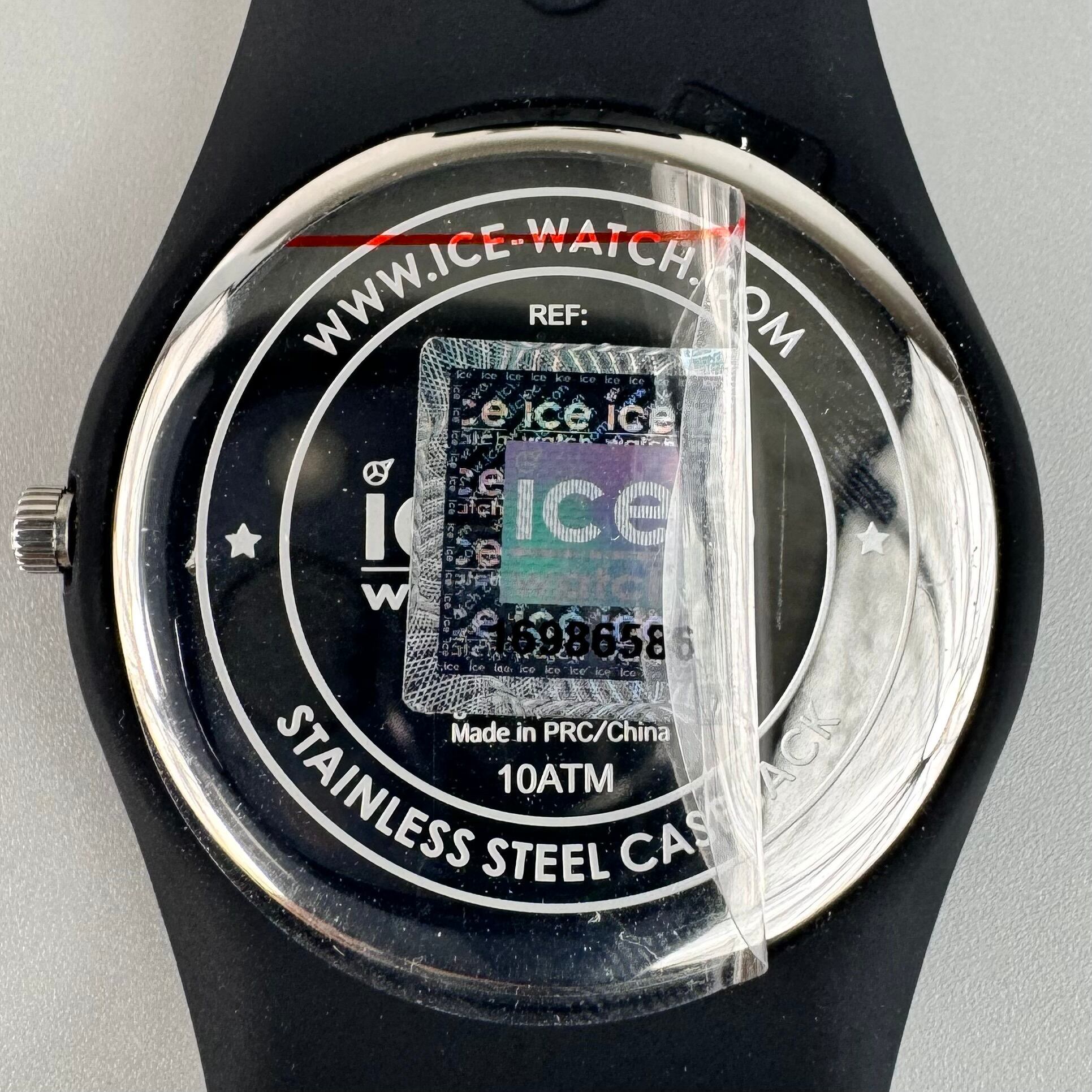 【未使用・電池交換済み】 アイスウォッチ ICE WATCH 014768 ディズニー ディズニーコレクション ミッキーマウス クォーツ 黒 樹脂 メンズ レディース