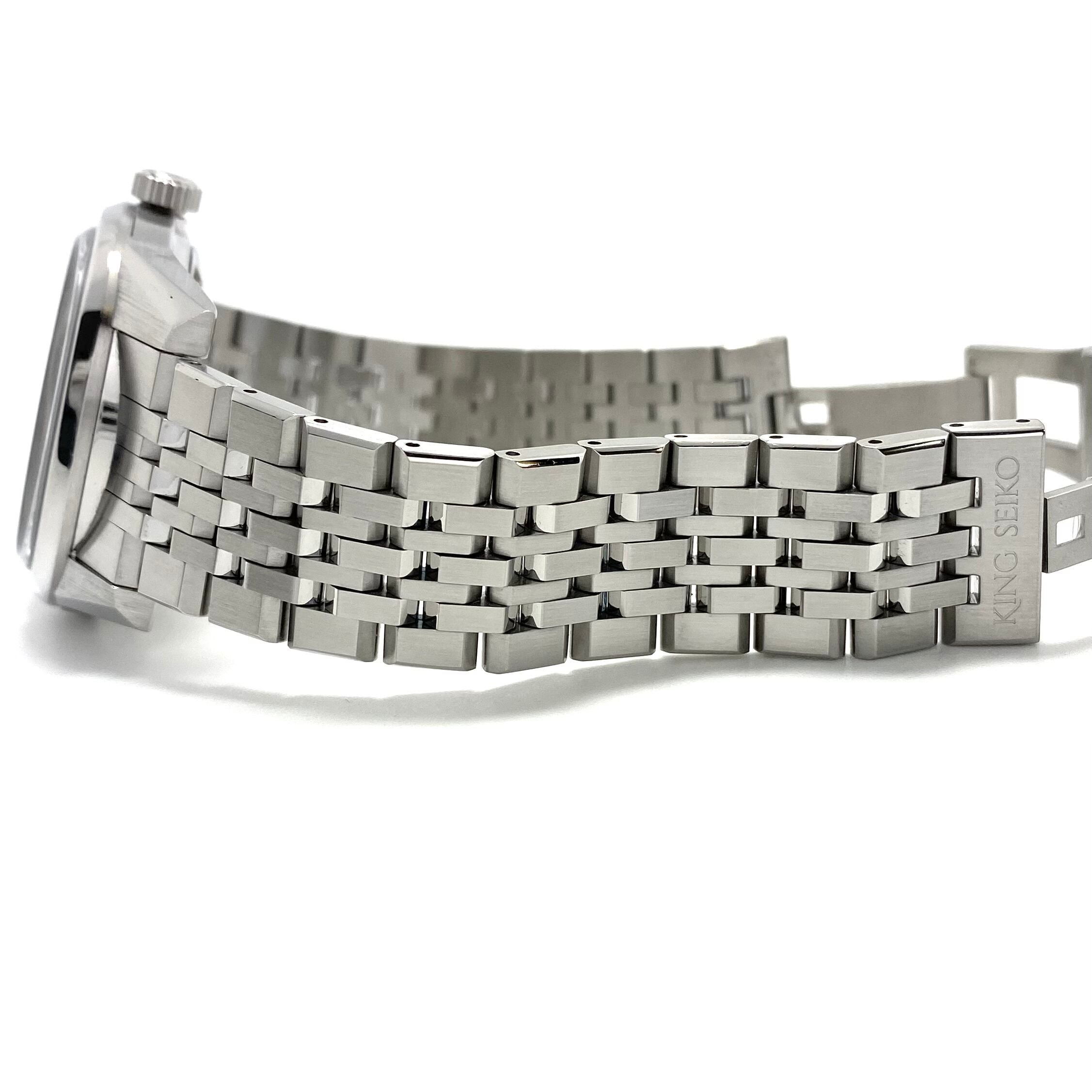 【美品】腕時計 セイコー SEIKO キングセイコー KING SEIKO SDKS009 6R31-00D0 中古 自動巻 赤 ワインレッド 10気圧防水