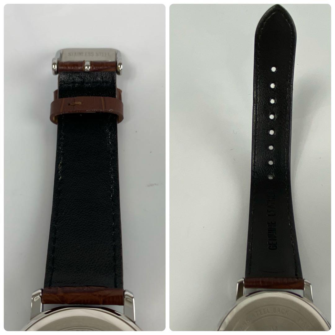 【美品】カシオ MTP-E149 クォーツ 白 デイト表示 ローマ数字