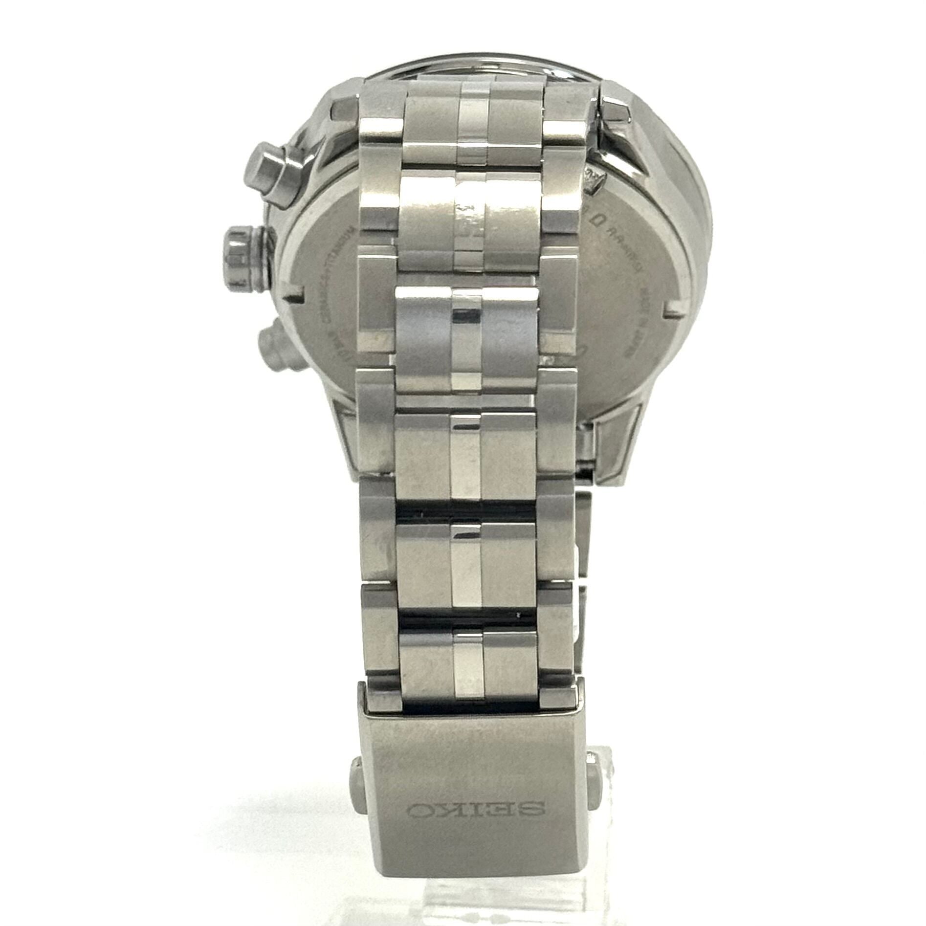 セイコー SEIKO アストロン ASTRON SBXC003 5X53-0AB0 電波ソーラー 黒 デイト表示 チタニウム セラミック