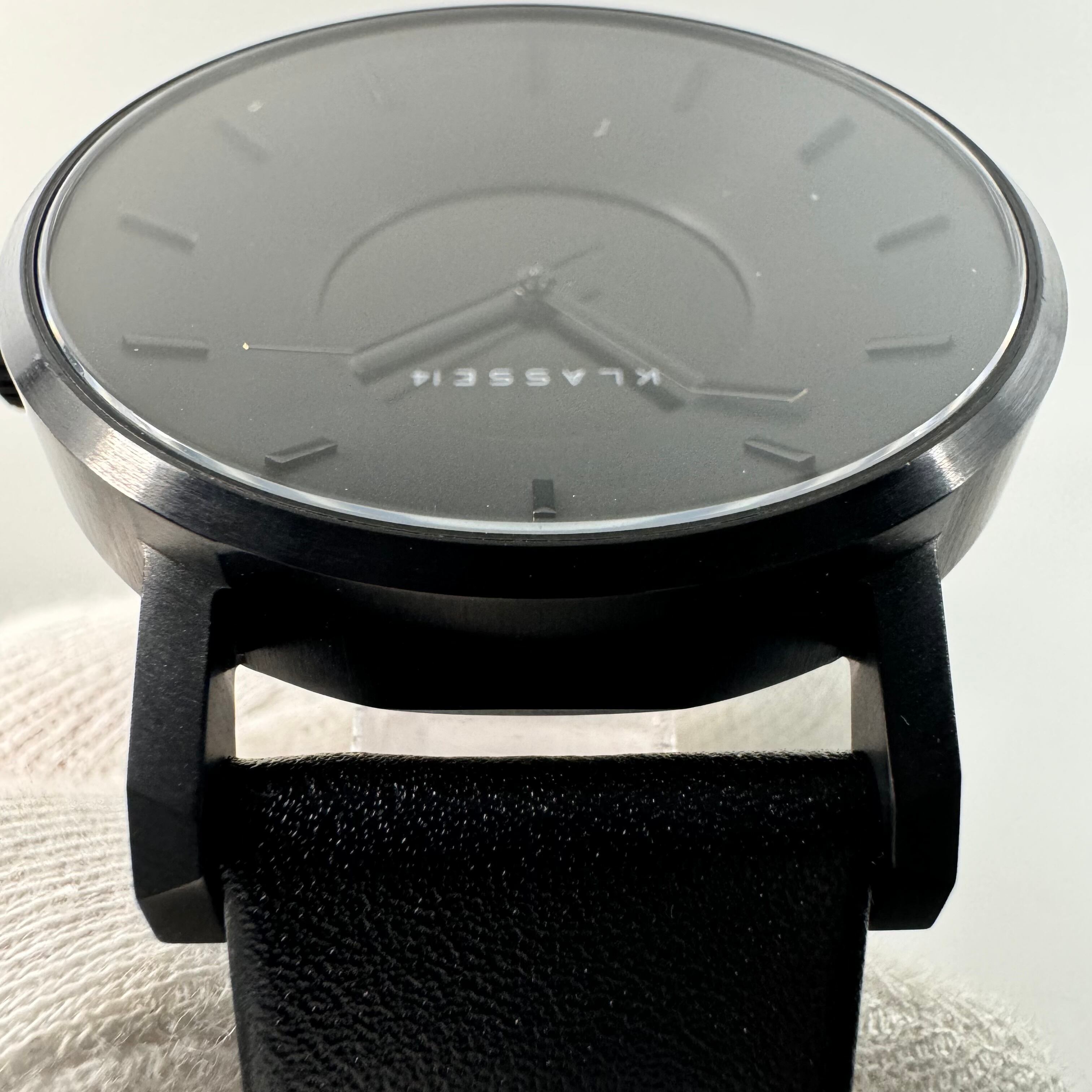 【美品】クラスフォーティーン KLASSE14 MARIO NOBILE Volare ヴォラーレ VO14BK002W クォーツ 黒 革ベルト