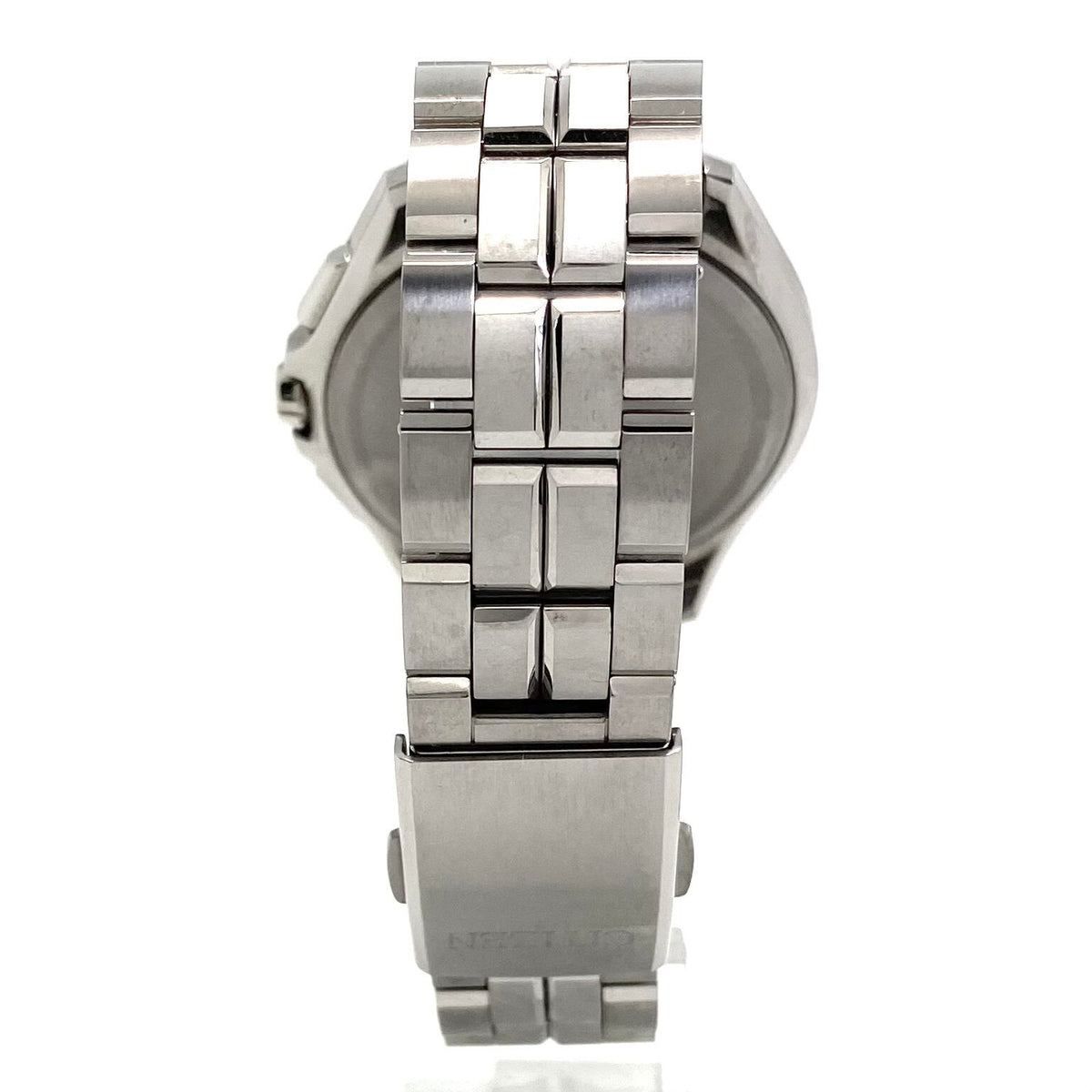 【美品】腕時計 メンズ シチズン アテッサ AT9096-57E H820-T023070 電波ソーラー エコドライブ デイト表示 黒 チタニウム 10気圧防水