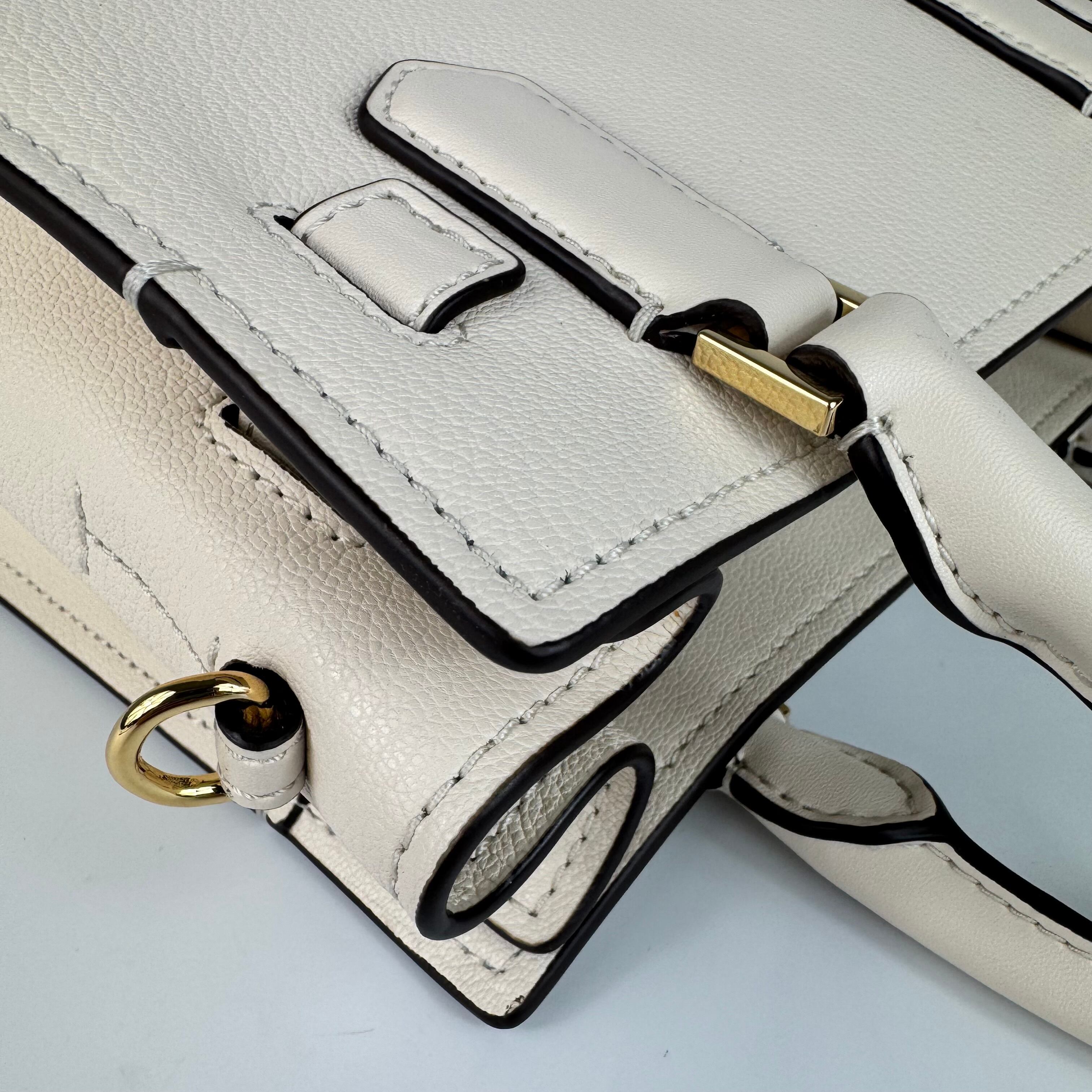 【ほぼ未使用】マイケルコース ハンドバッグ 2WAYバッグ レザー ホワイト