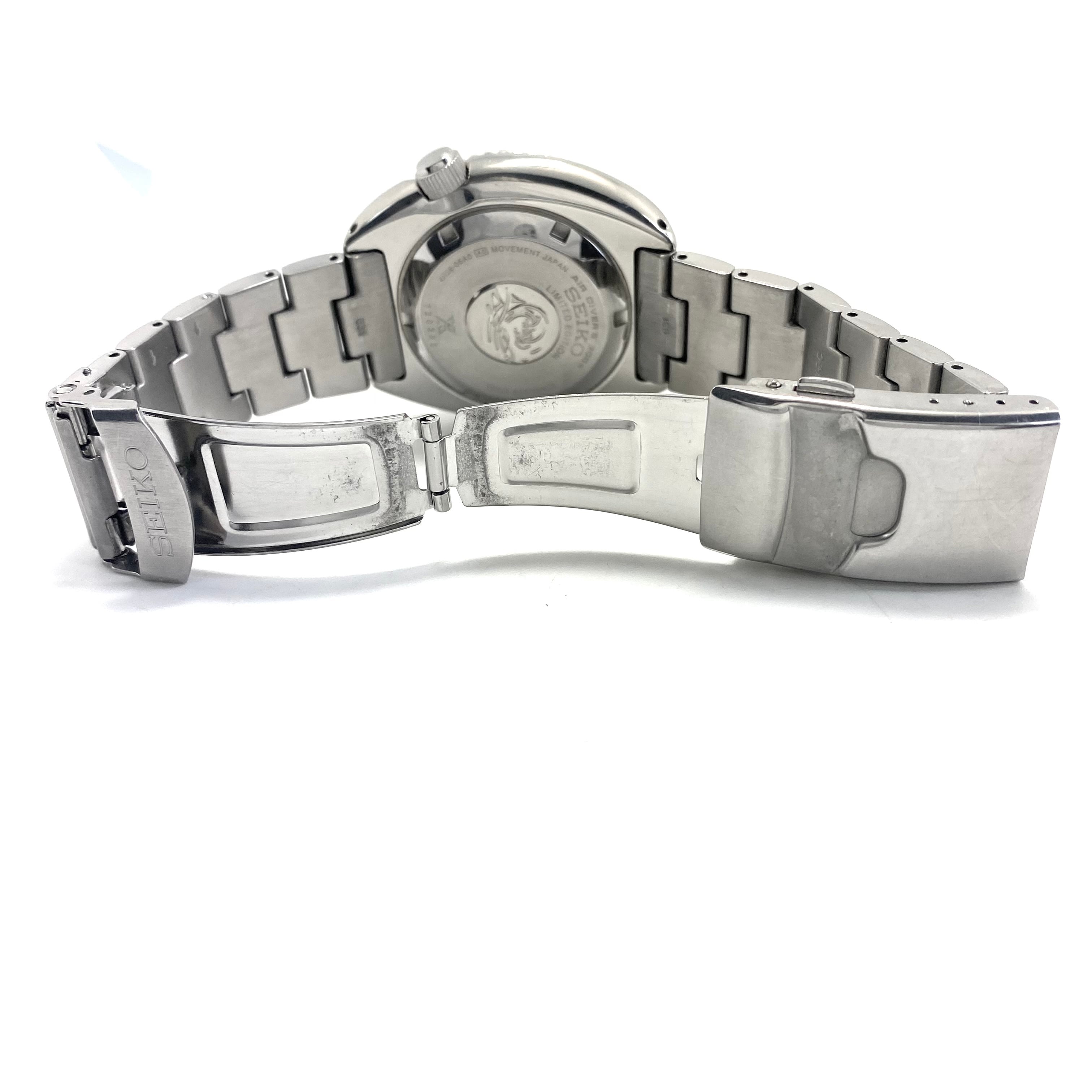 【希少】腕時計 メンズ セイコー SEIKO プロスペックス タートル ブルーラグーン SRB11K1 4R36-06A0 6000本限定 海外モデル 自動巻 青 デイデイト表示 200m防水