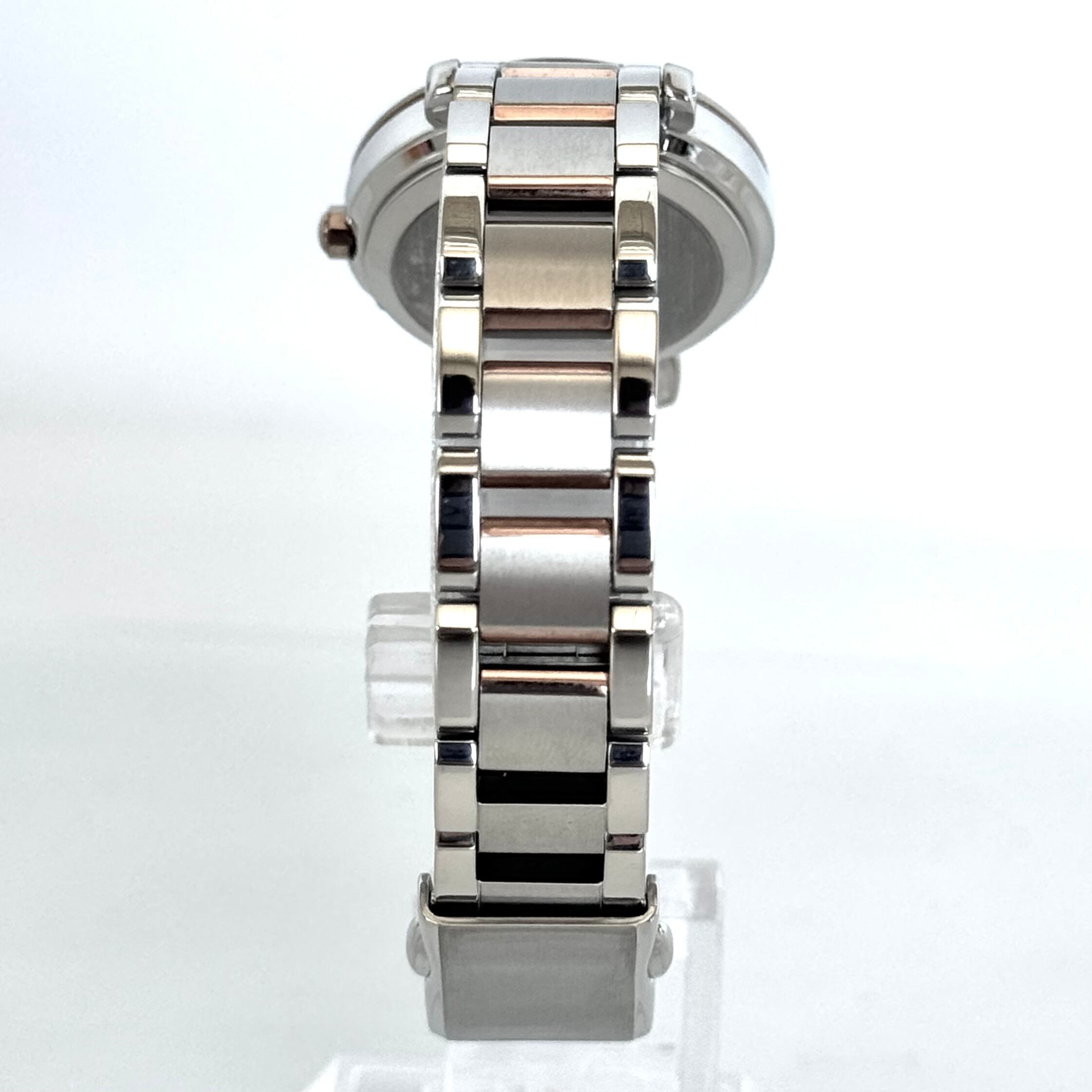 【美品】シチズン クロスシー hikari collection ES9445?57W H060-T025722 電波ソーラー チタン サクラピンク レディース ローマ数字 デイト表示