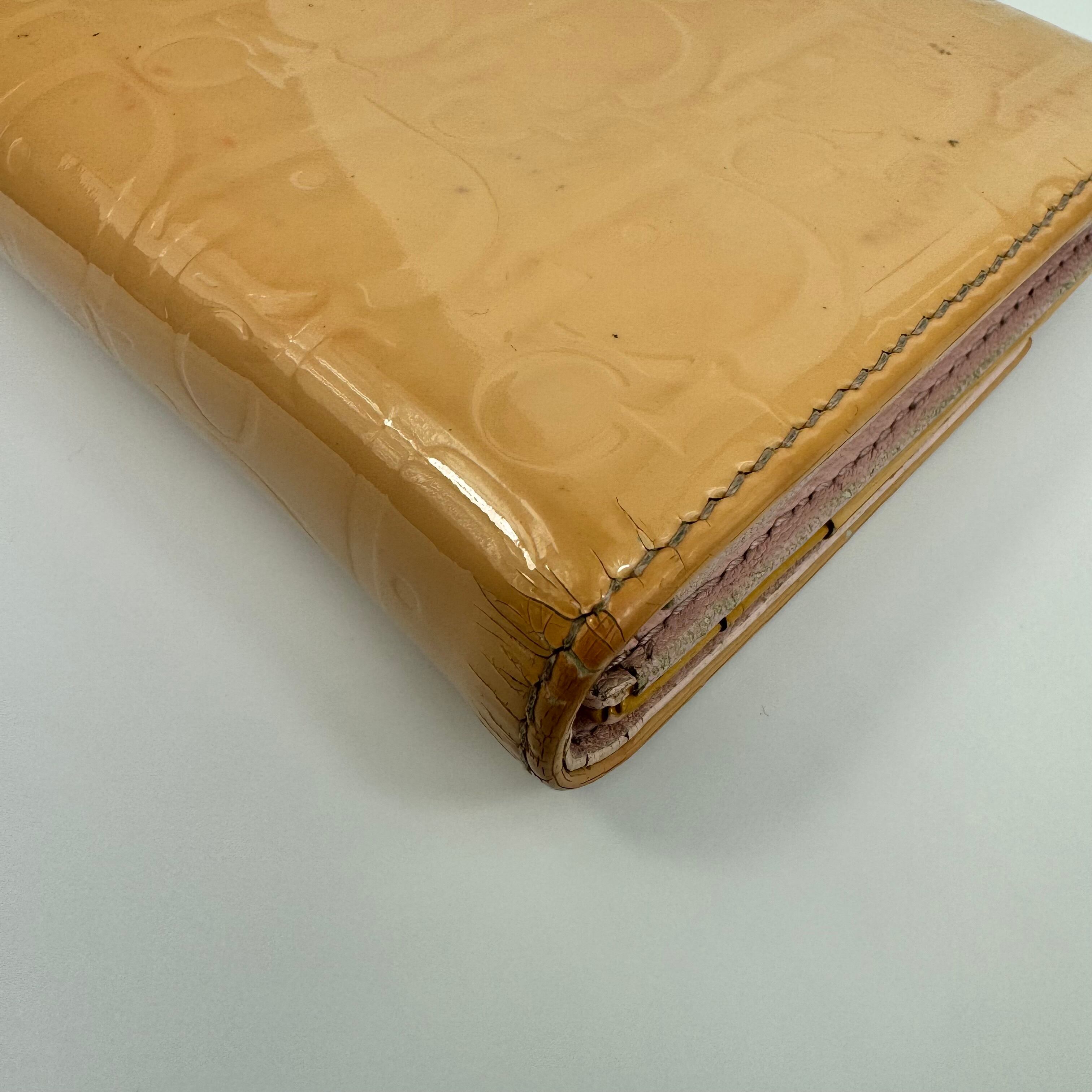 クリスチャンディオール ロングウォレット アルティメット エナメルトロッター ライトピンク